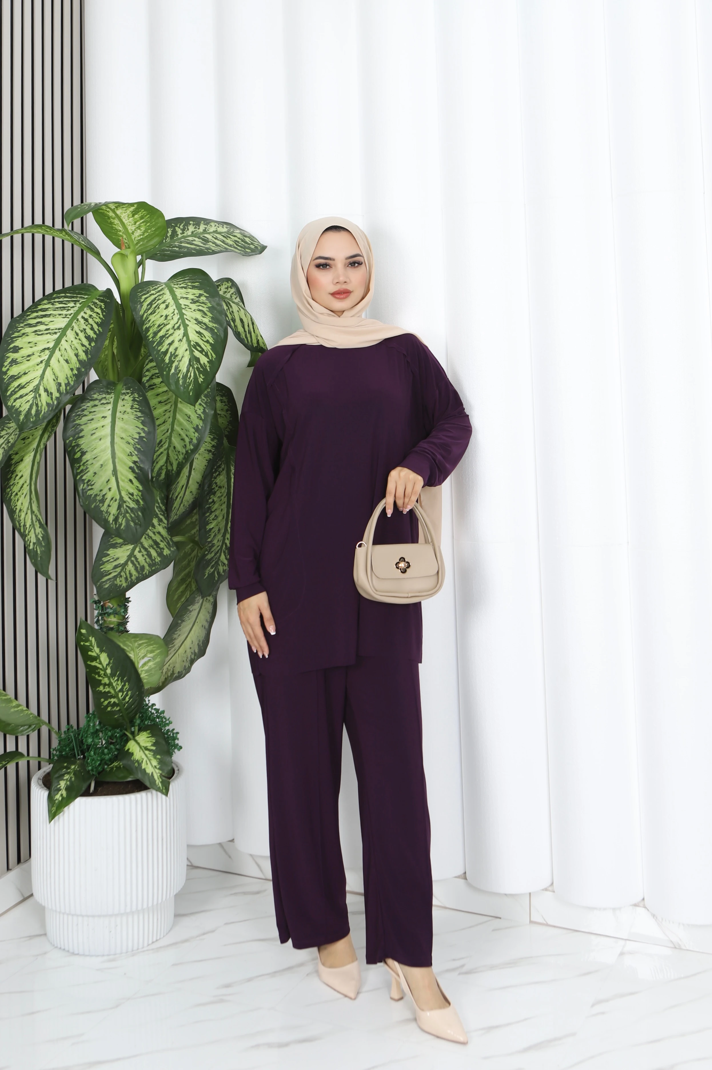 Cepli Sandy Pantolonlu Takım