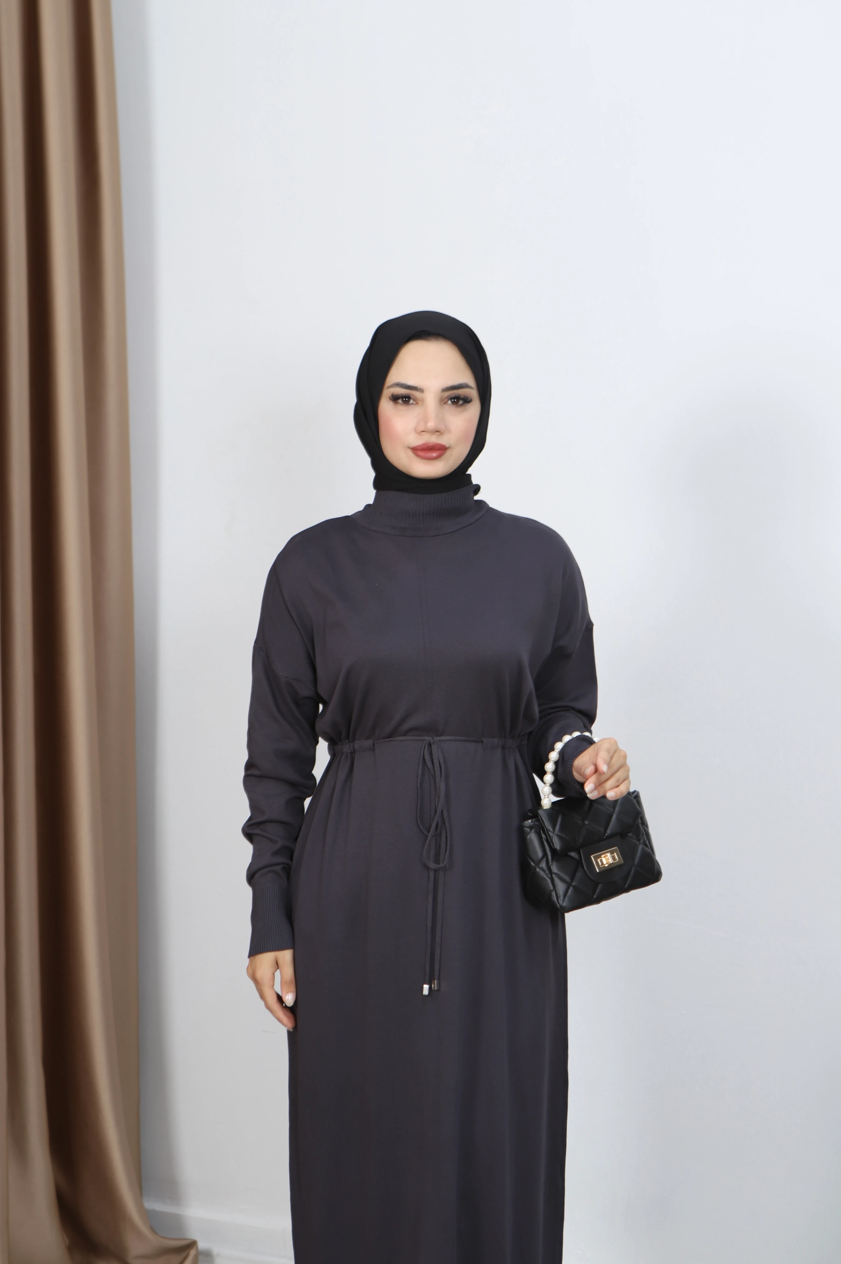 BERFİN BAĞCIK KEMERLİ VENEZİA ELBİSE