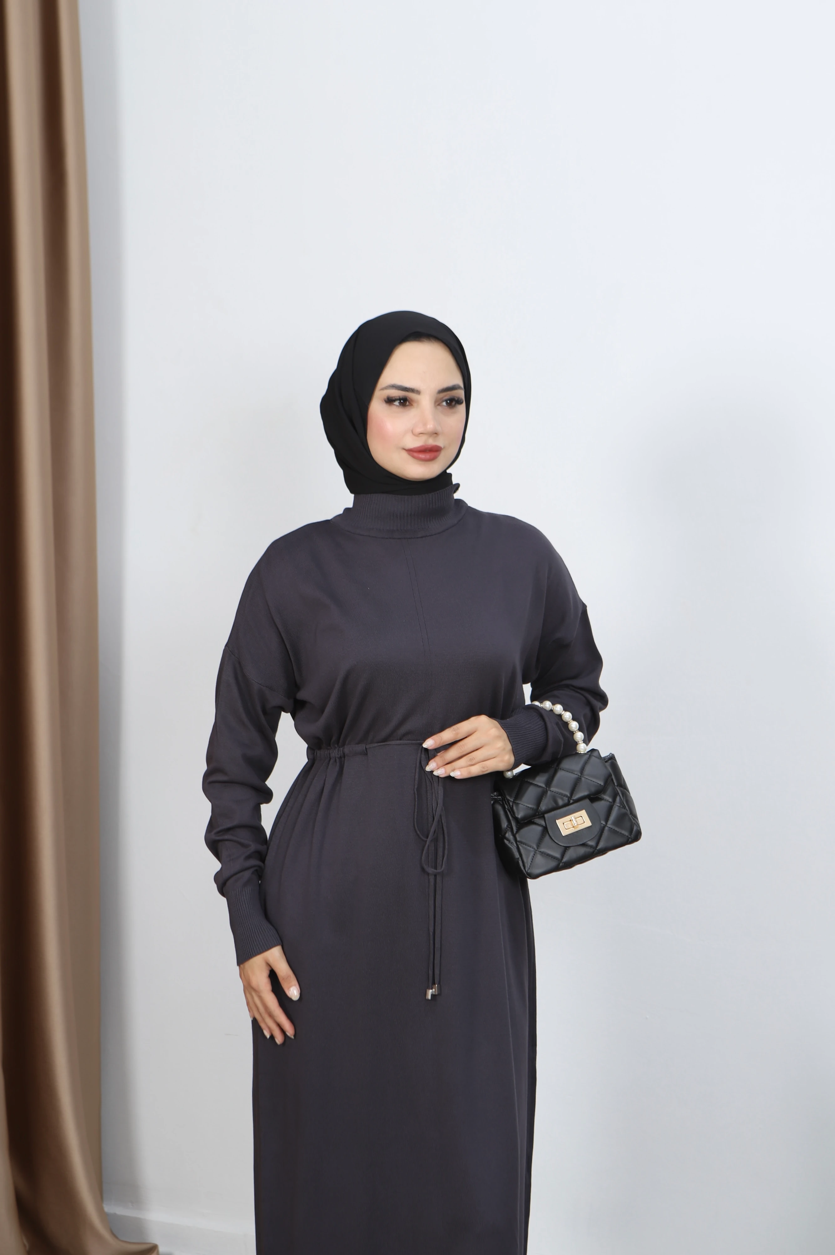 BERFİN BAĞCIK KEMERLİ VENEZİA ELBİSE