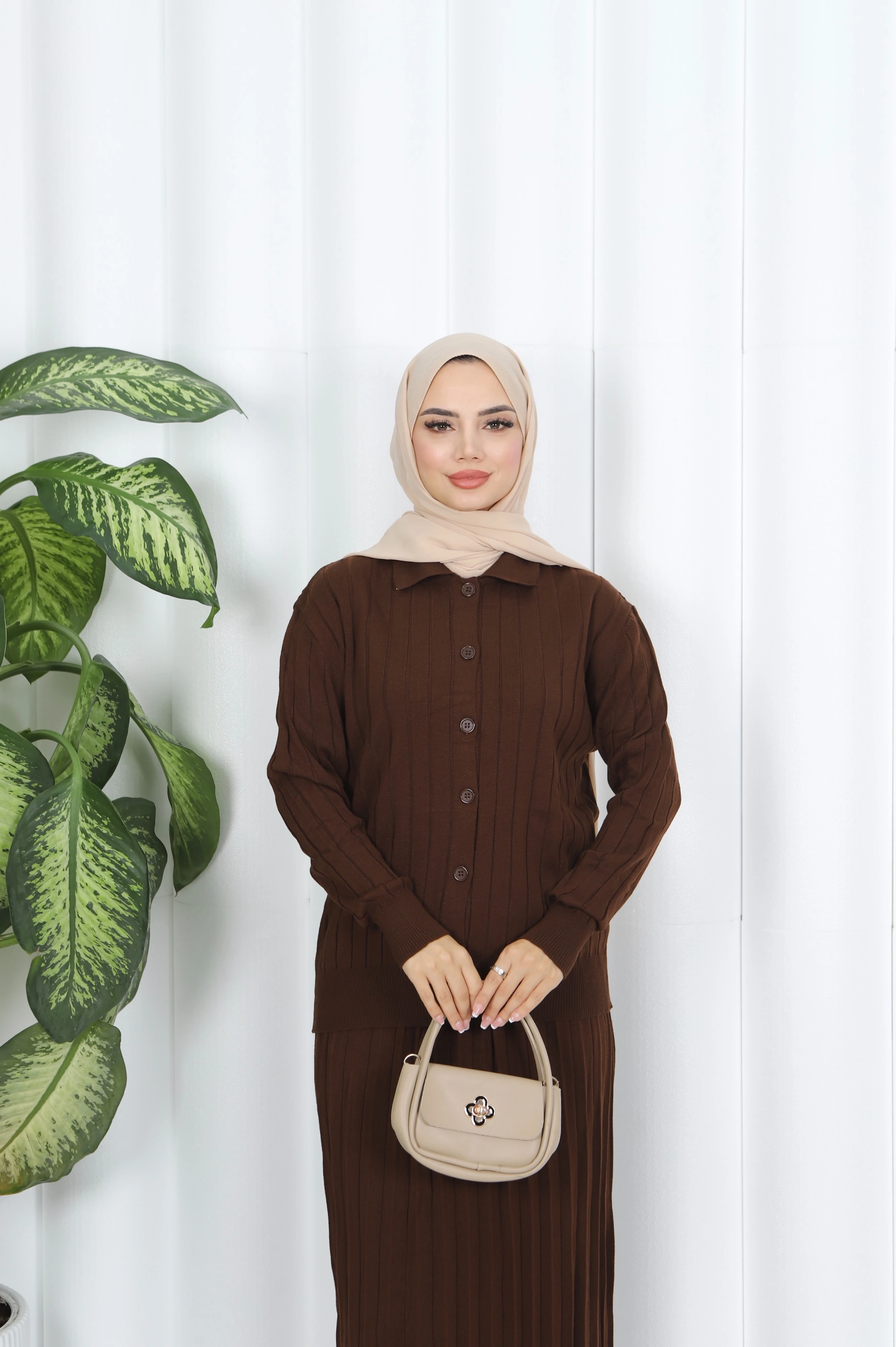 PİLİSE ETEKLİ CEKETLİ TAKIM