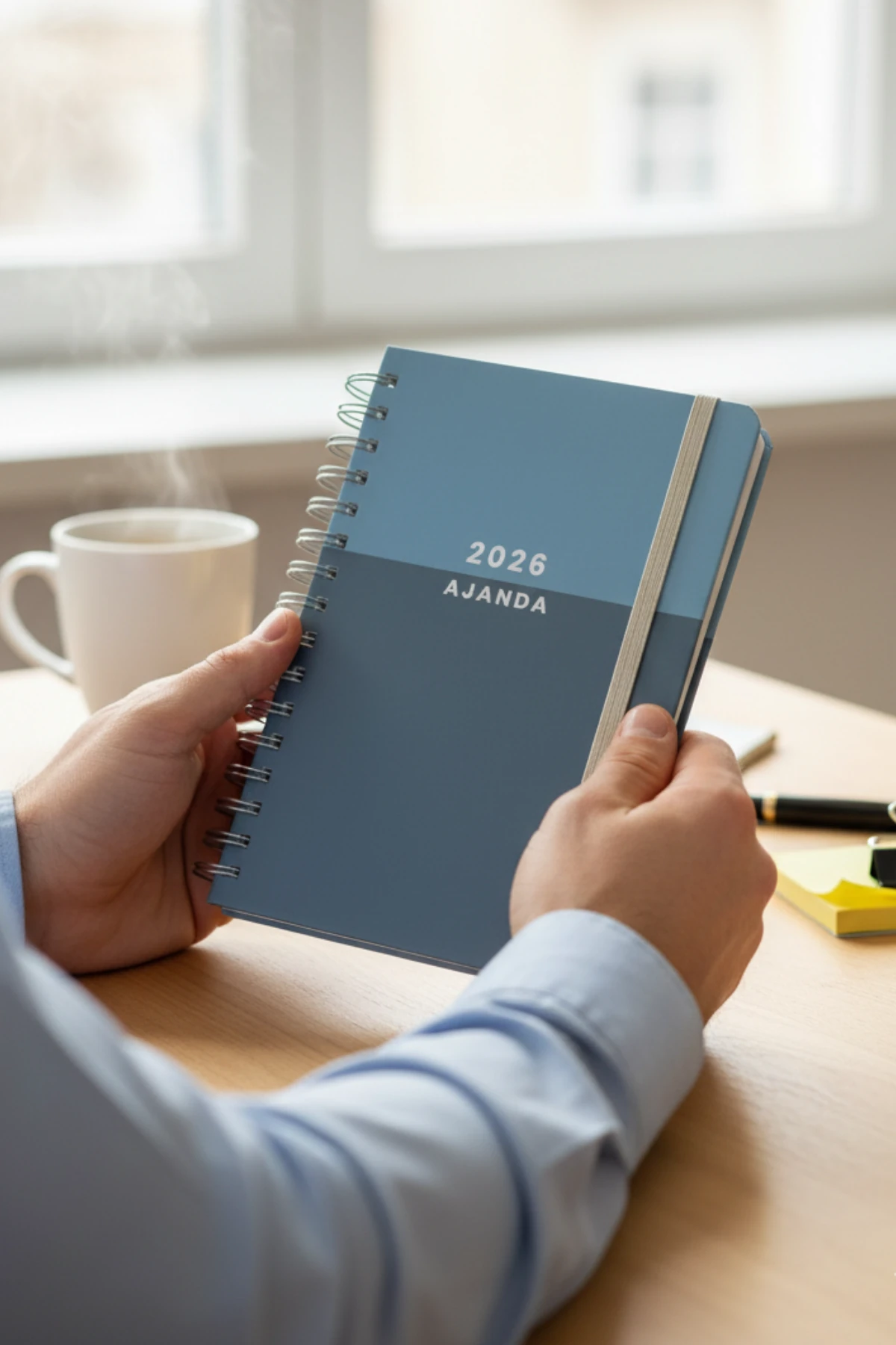 2026 Haftalık Ajandası - El Yapımı, 2 Sayfa Stickerlı - Olive