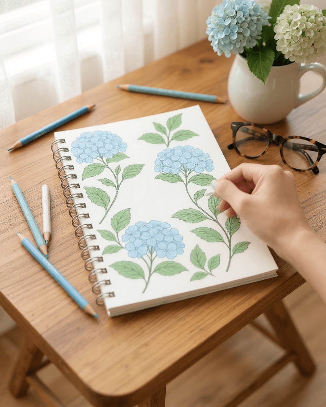 Telli Defter, Tarihsiz Ajanda, Anı Defteri - Mavi Ortanca