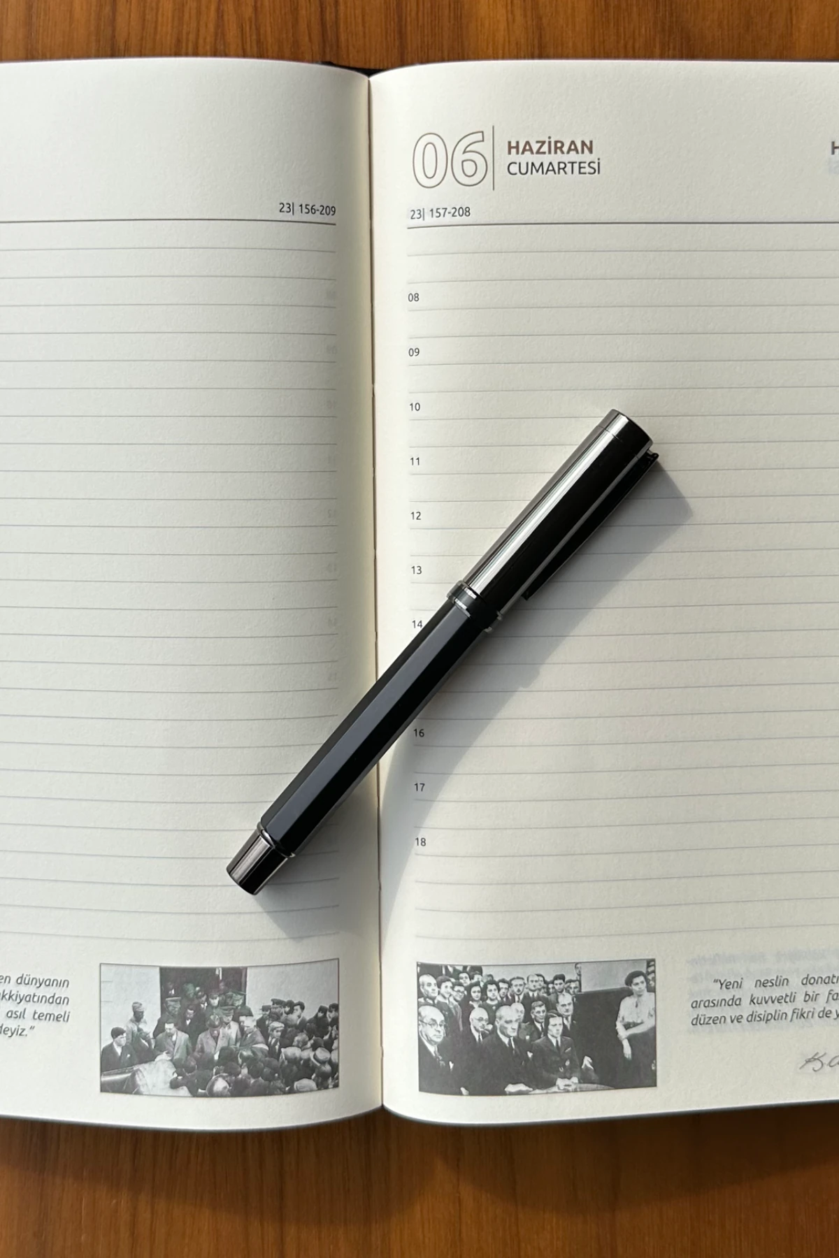 Metal Roller Kalem ve Özel Kutusu - İmza Kalemi (Mavi Mürekkepli) - Siyah Kalem, Siyah Kutu