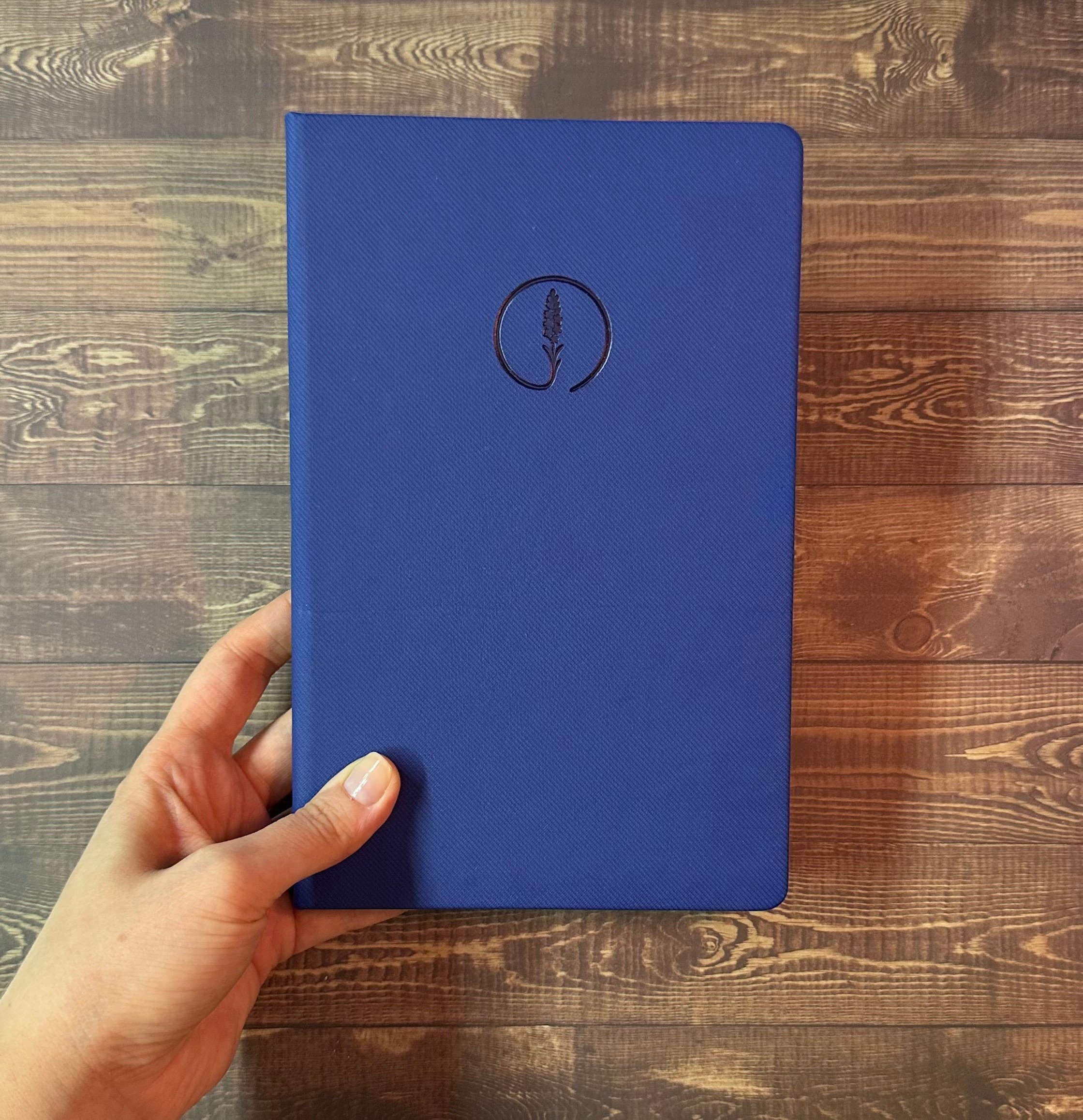 Kapakta Çizilme Kusurlu || Lacivert - Termo Deri Kaplamalı Defter, Anı Defteri