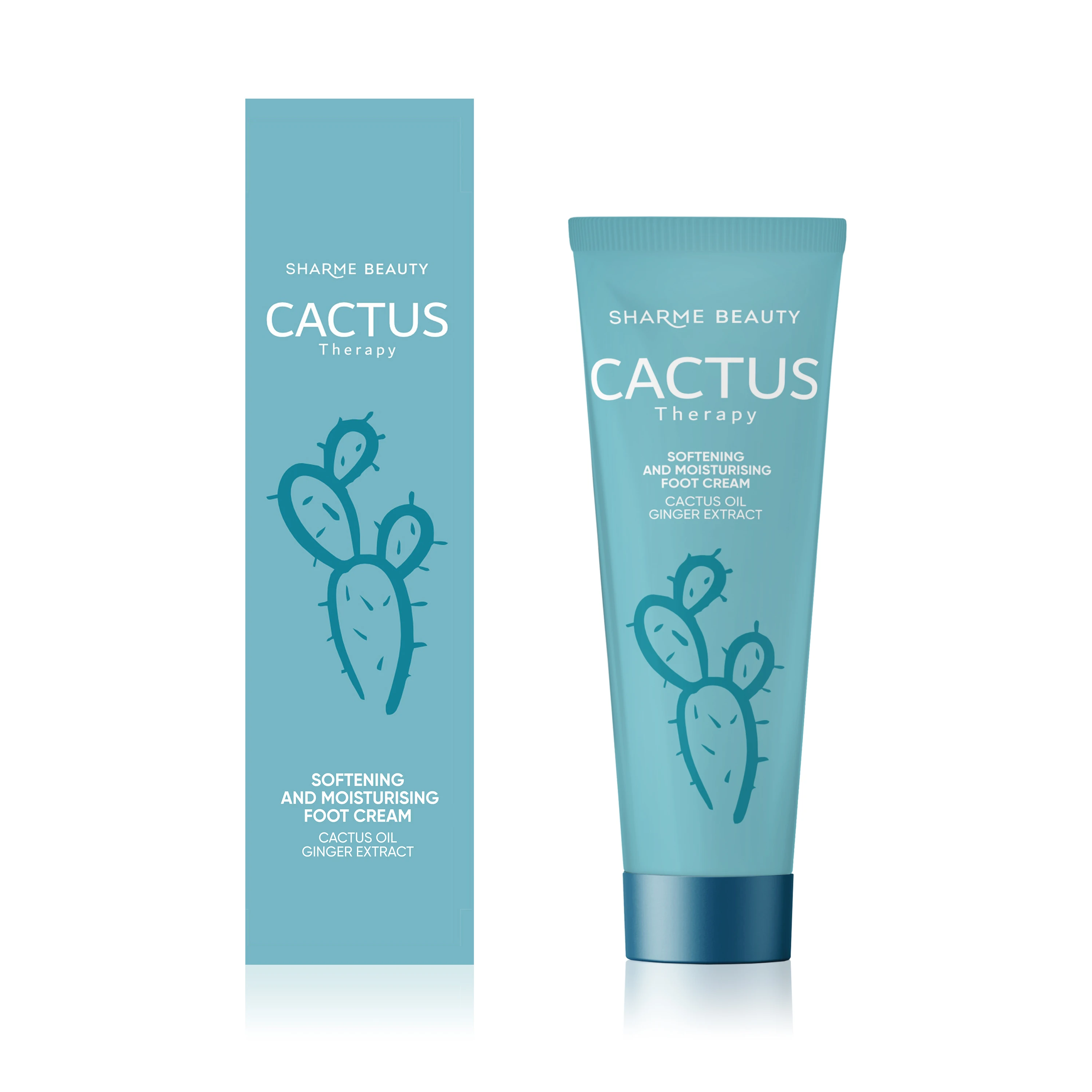 GREENWAY 03341EU Yumuşatıcı ve Nemlendirici Ayak Kremi CACTUS Therapy, 75 ml