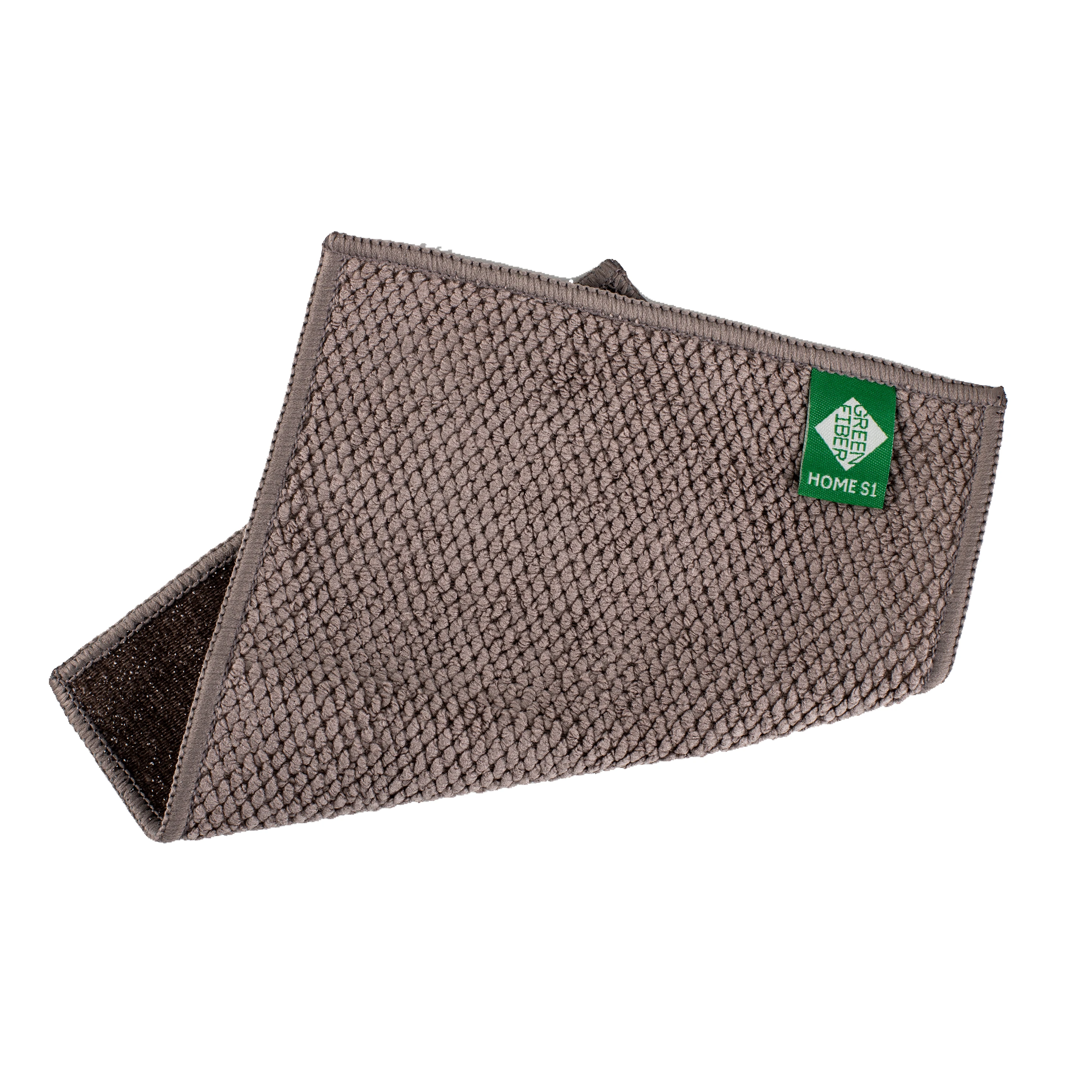 GREENWAY 08002 Green Fiber HOME S1 Fiber Bulaşık yıkama, gri