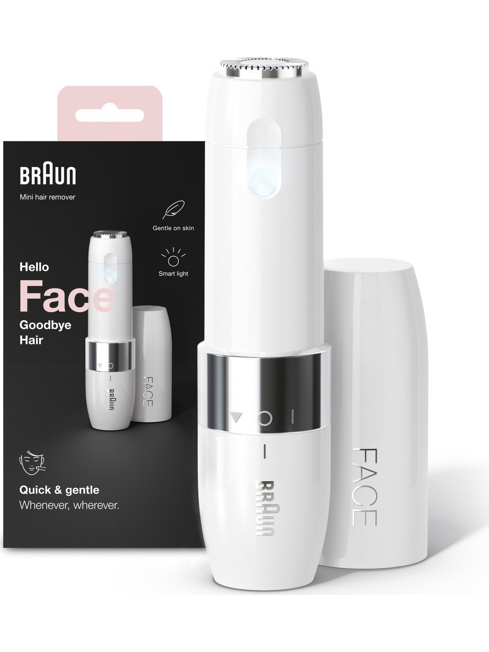 Braun Fs1000 Mini Tüy Alma Makinesi Pil Ve Temizleme Fırçası, Seyahat Boy, Kablosuz Kullanım