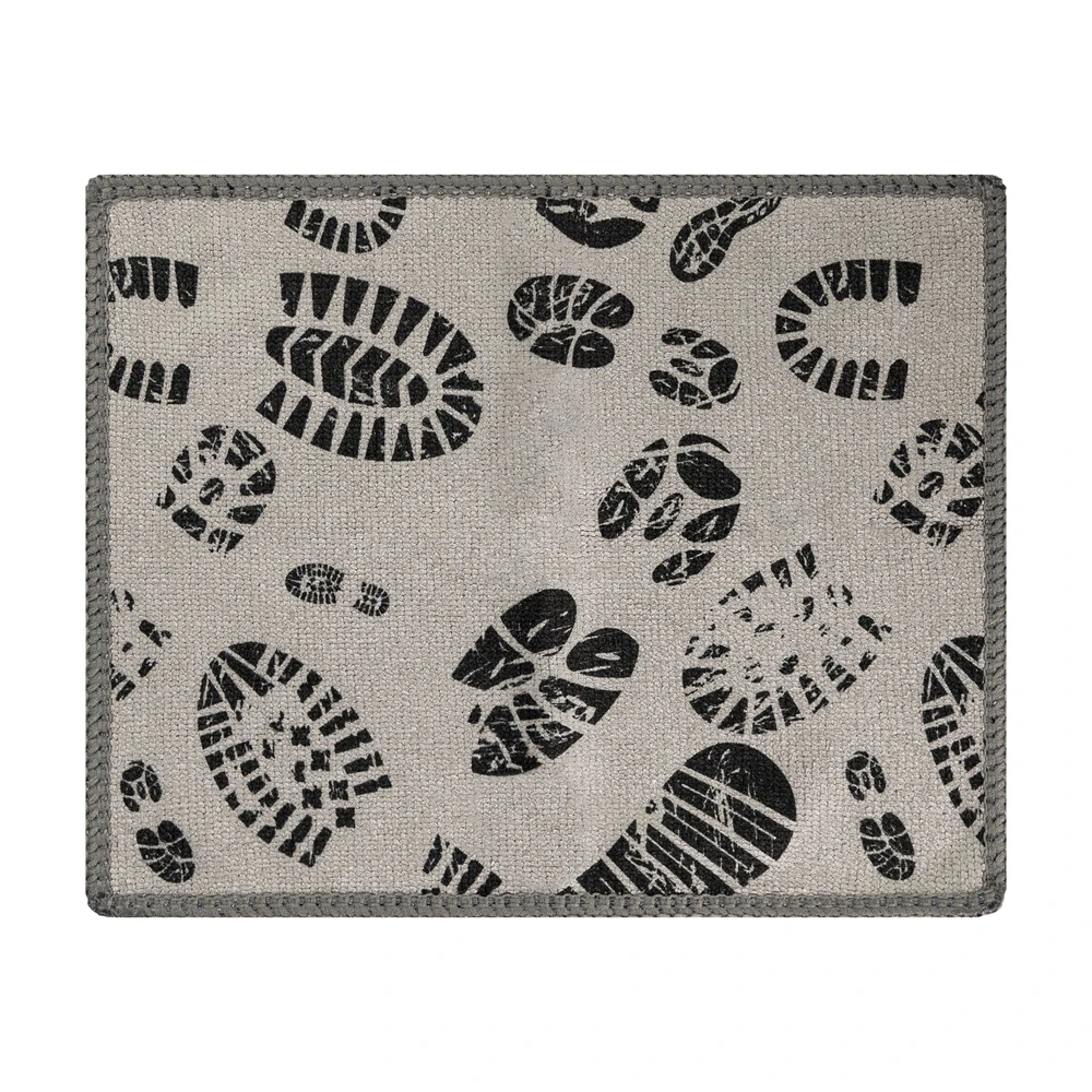 GREENWAY 06131 Green Fiber HOME S18 Ayakkabı Temizlik Bezi, gri