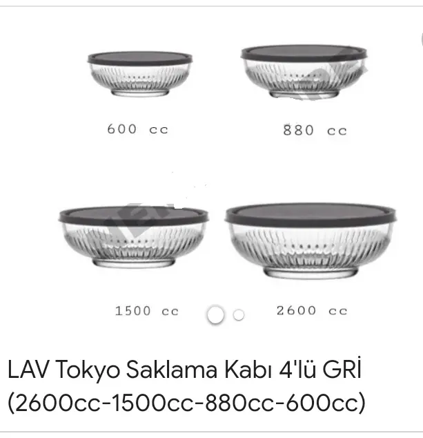Nemostore Tokyo Saklama Kabı (2600-1500-880-600)