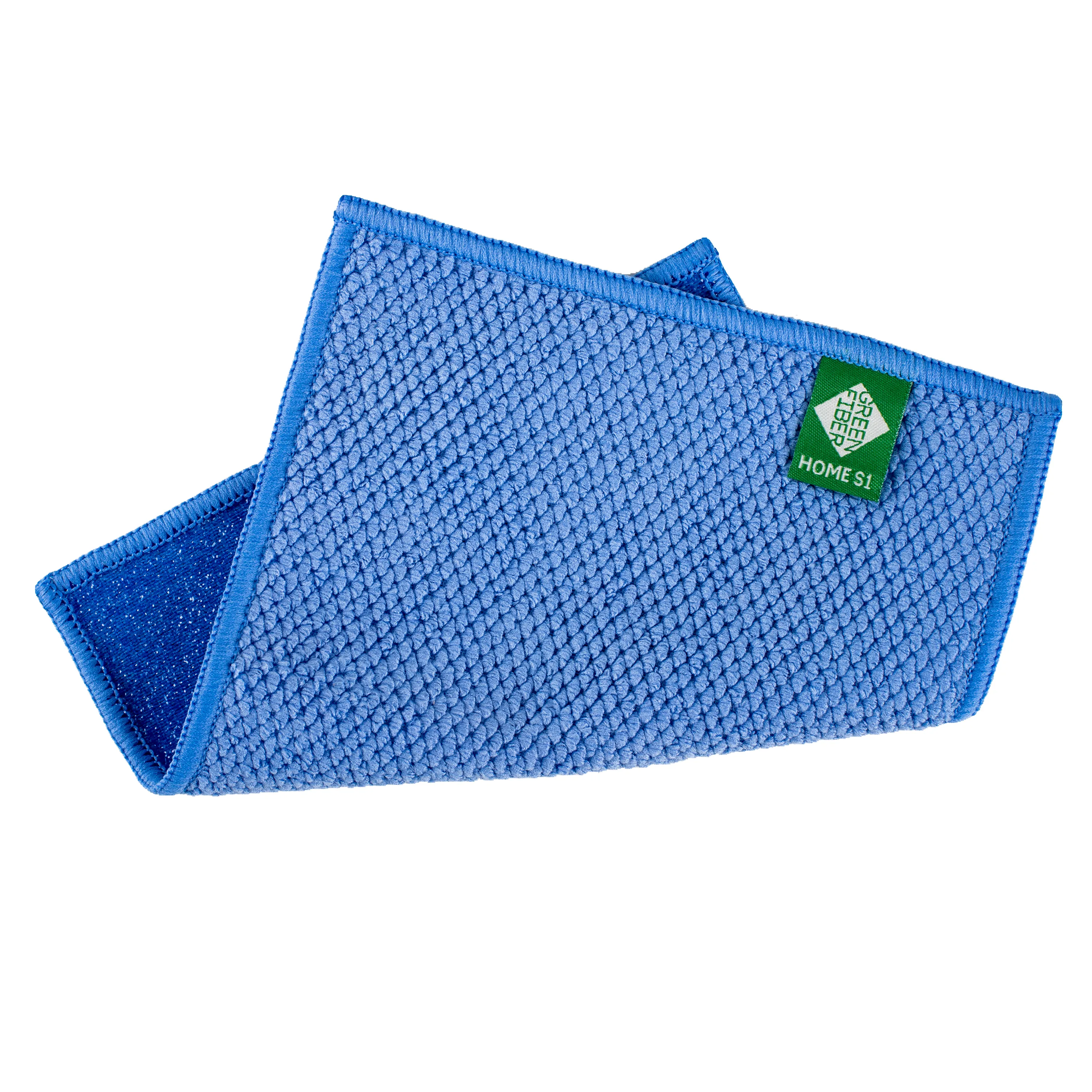 GREENWAY 08003 Fiber bulaşık yıkamak için Green Fiber HOME S1, mavi