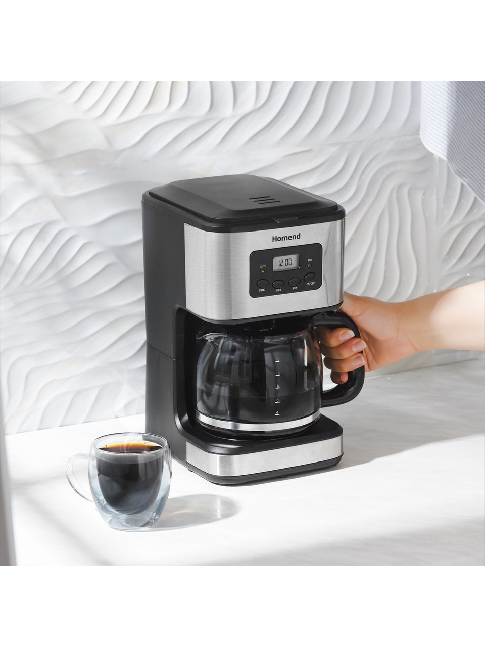 Homend Coffeebreak 5046h Otomatik Zaman Ayarlı XL (12 Fincan) Filtre Kahve Makinesi 