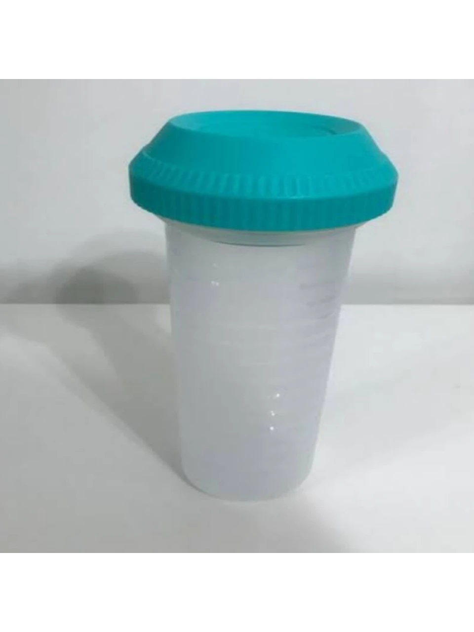 TUPPERWARE Mega Şek Şek 700 ml Çırpıcı Karıştırıcı Servis Ve Ölçü Kabı TURKUAZ