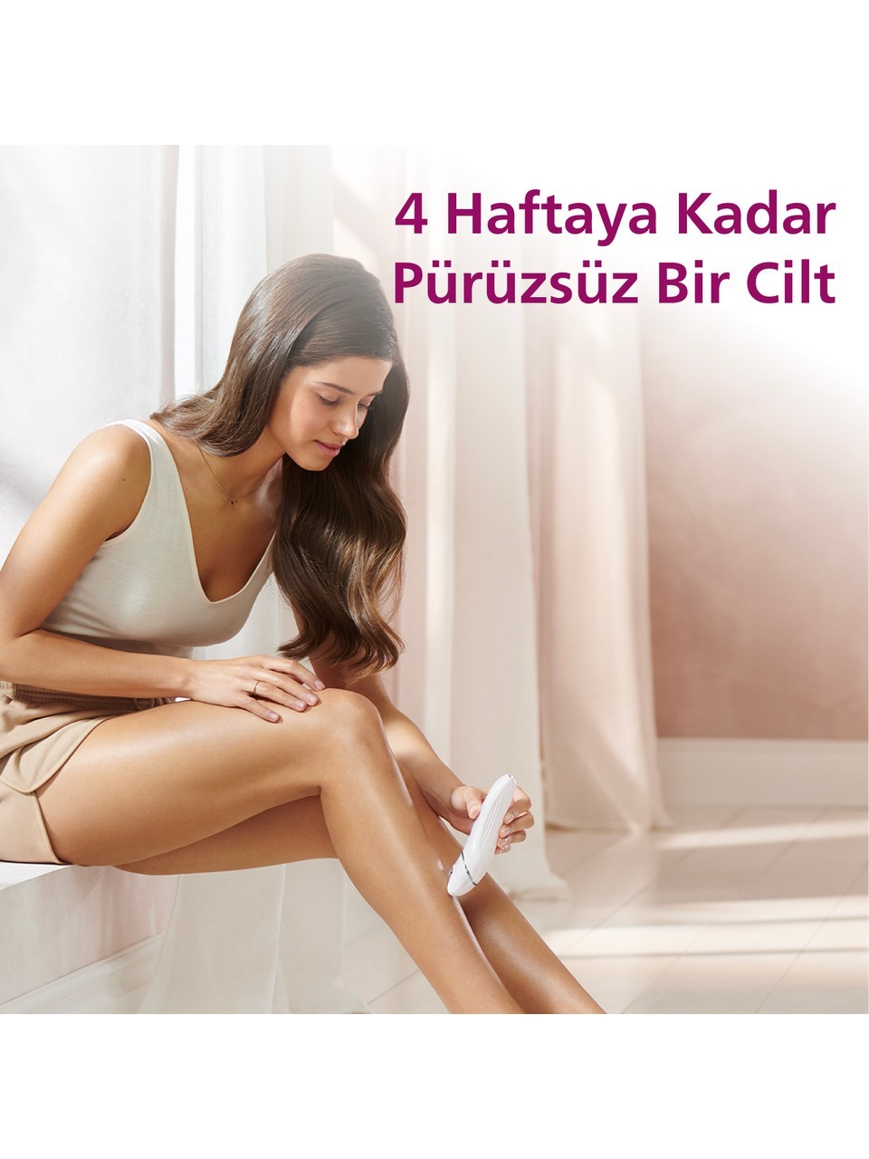 Philips BRE710/05 Epilatör (Yüz+Koltuk altı+Bikini Bölgesi+Bacak)Islak Ve Kuru,Işıklı,Kablosuz