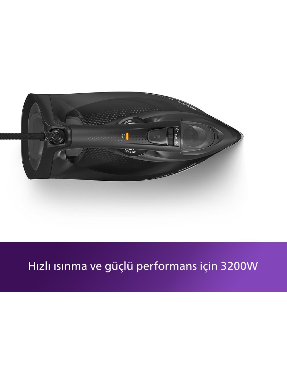 Philips Azur DST7511/80 Buharlı Ütü, 3200W, 55g/dk Sürekli Buhar