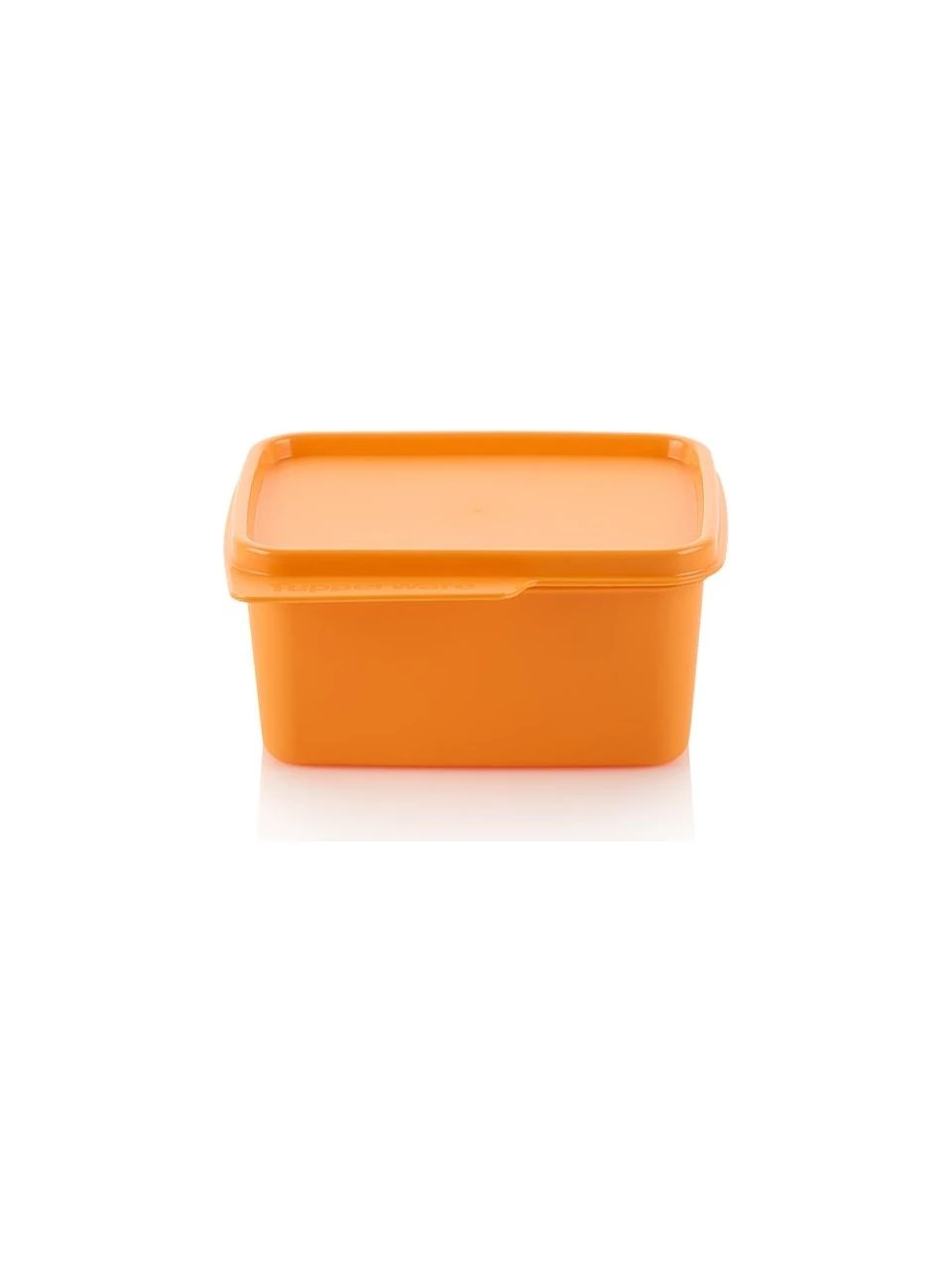 TUPPERWARE Kare Buzdolabı Saklama Kabı 500ml TURUNCU 3 ADET