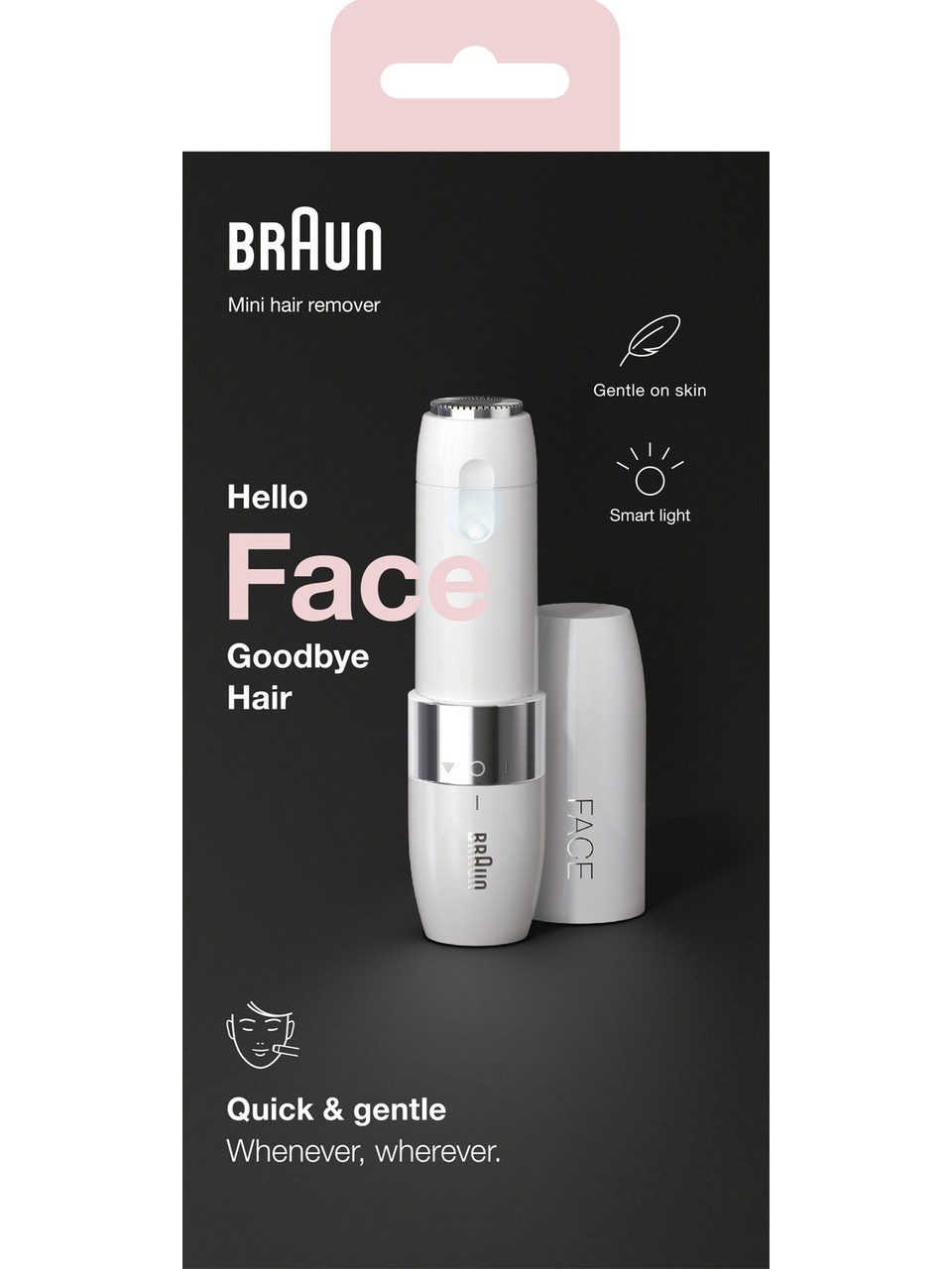 Braun Fs1000 Mini Tüy Alma Makinesi Pil Ve Temizleme Fırçası, Seyahat Boy, Kablosuz Kullanım