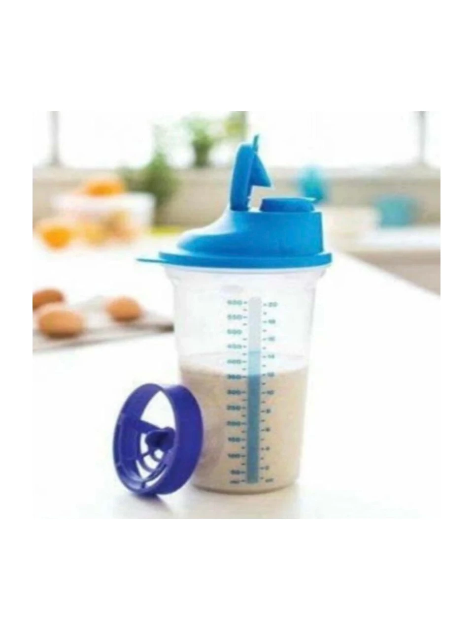 TUPPERWARE 350 ml Shaker Şek Şek MAVİ