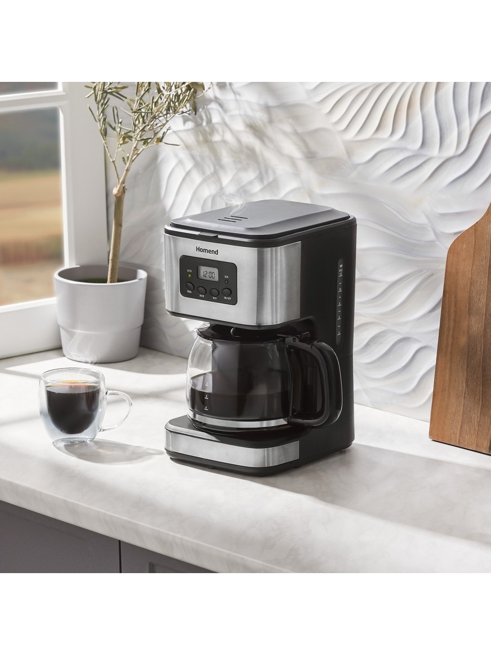 Homend Coffeebreak 5046h Otomatik Zaman Ayarlı XL (12 Fincan) Filtre Kahve Makinesi 