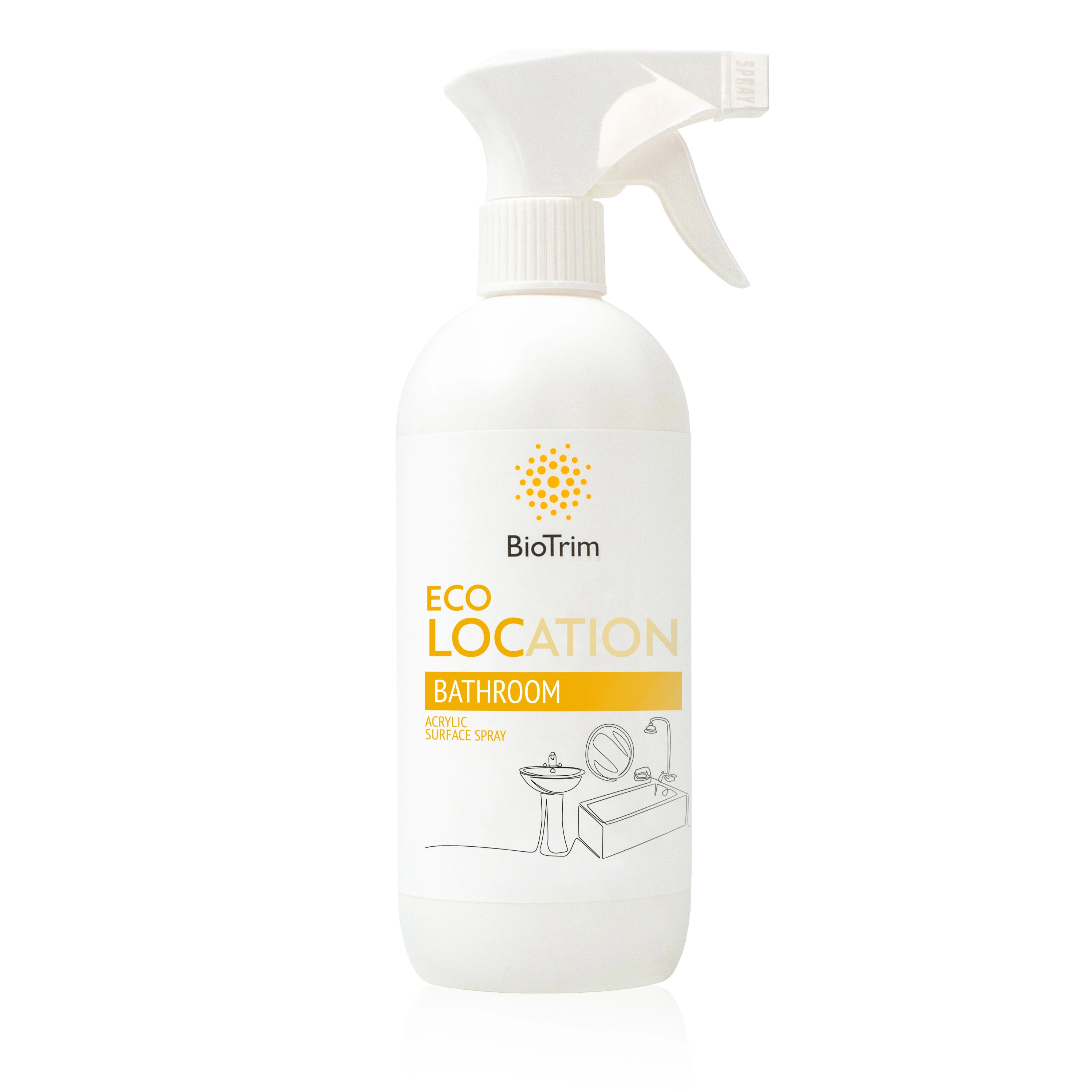 GREENWAY 03266 BioTrim ECOLOCATION Banyoda akrilik yüzeyler için eko-sprey, 500 ml