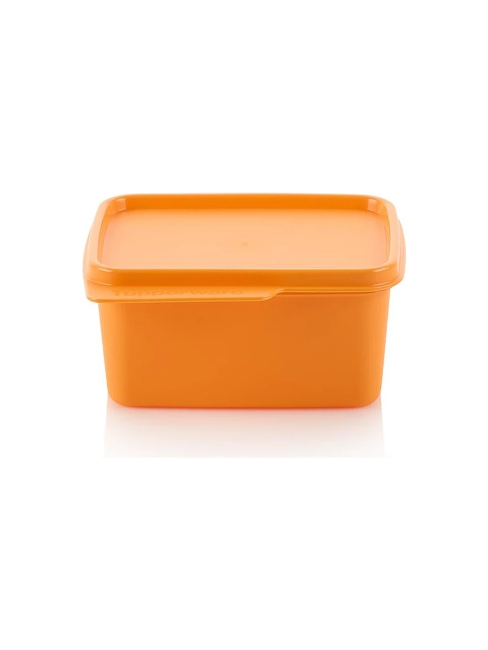 TUPPERWARE Kare Buzdolabı Saklama Kabı 500ml TURUNCU 3 ADET
