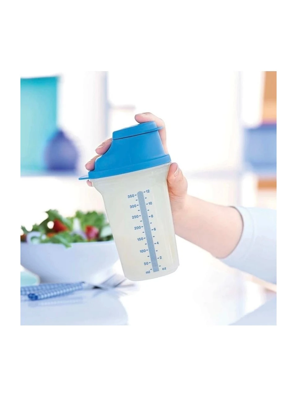 TUPPERWARE 350 ml Shaker Şek Şek MAVİ