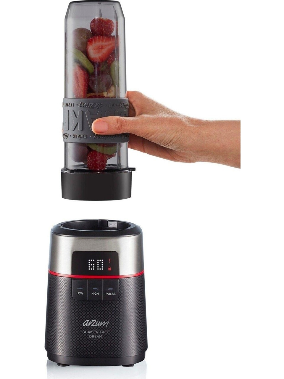 ARZUM Shake'N Take Dream Kişisel Blender - Siyah - AR1148 500W