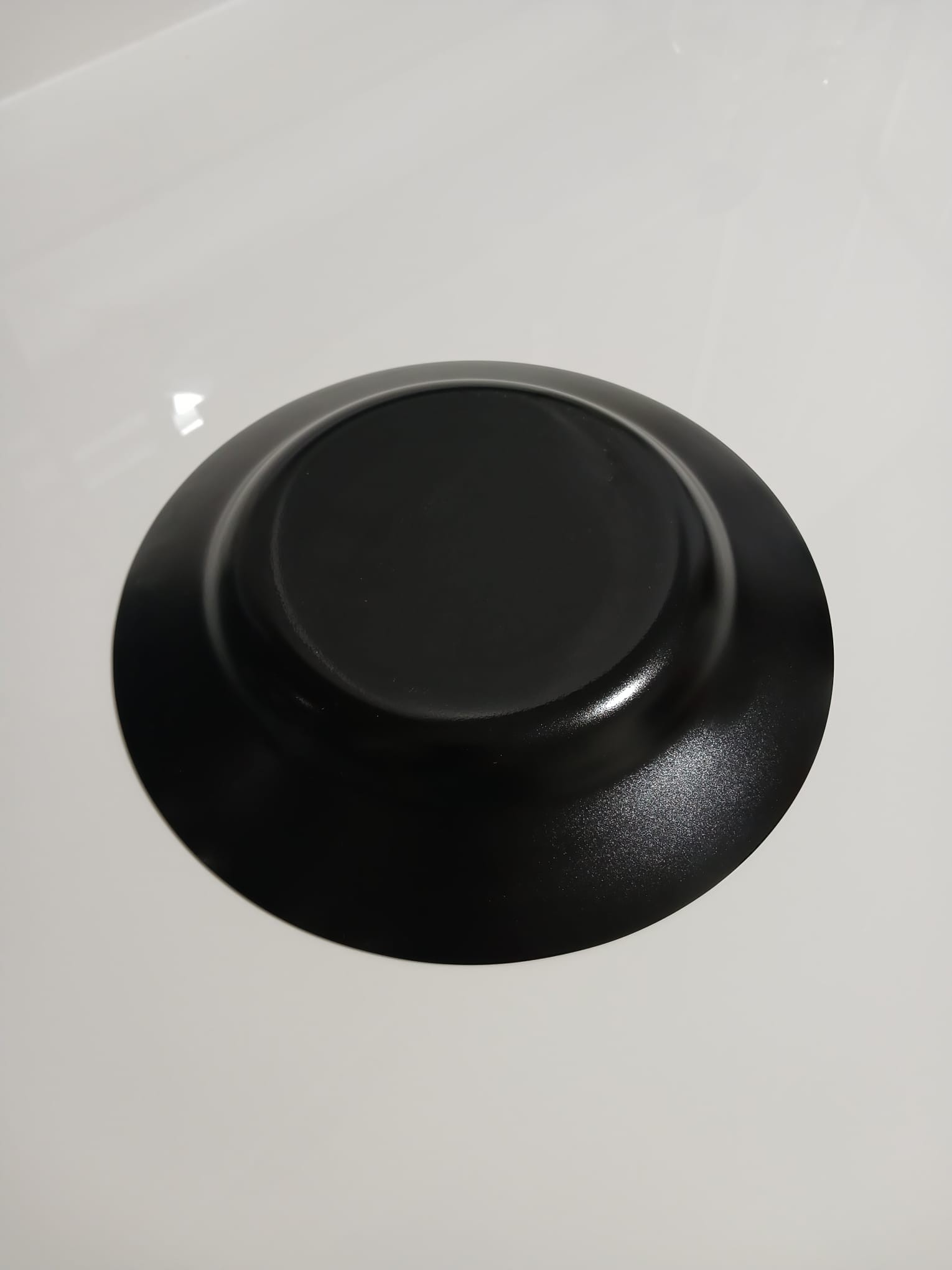 LUMİNARC Plumı Noir Yemek Tabağı 6 adet SİYAH (22 CM)