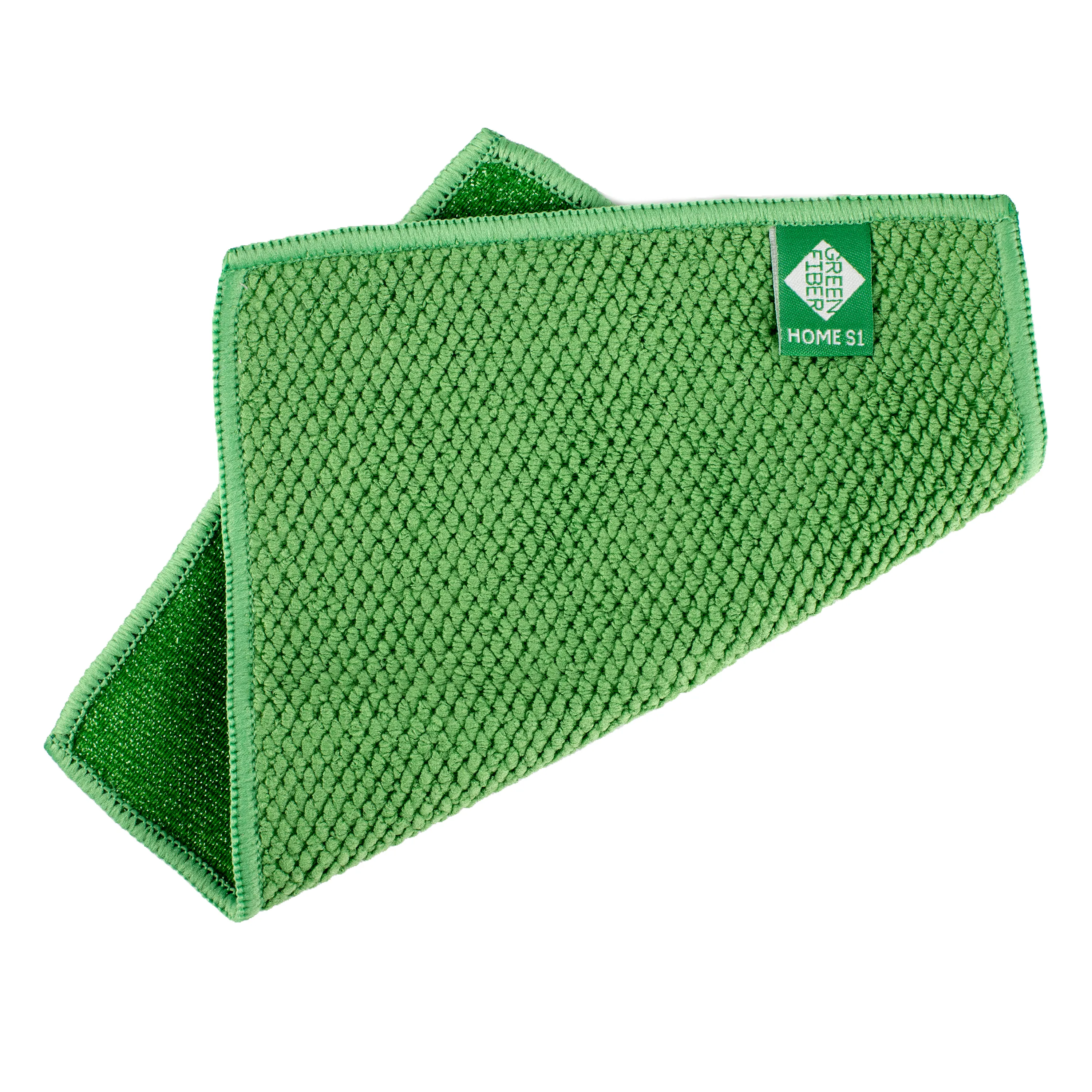 GREENWAY 08001 Bulaşık yıkamak için Fiber Green Fiber HOME S1, yeşil