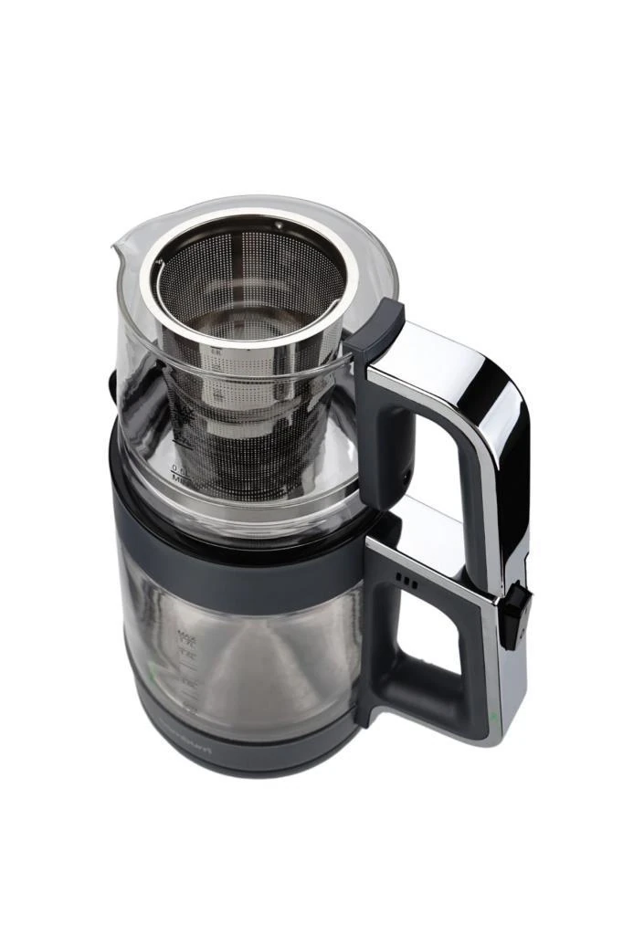 Bambum Zelda - Cam Hazneli Çay Makinesi Siyah