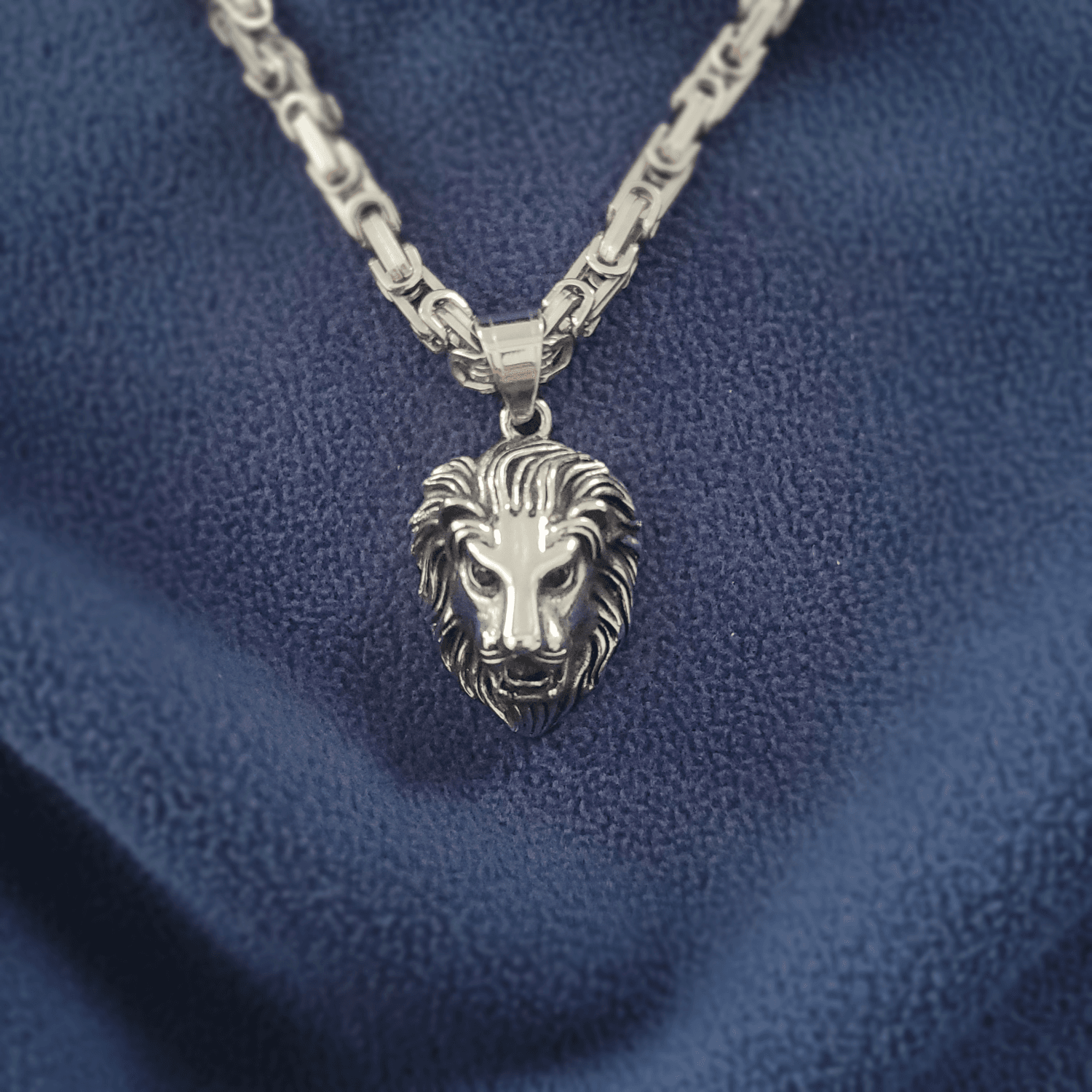 Lion Head King Steel Necklace