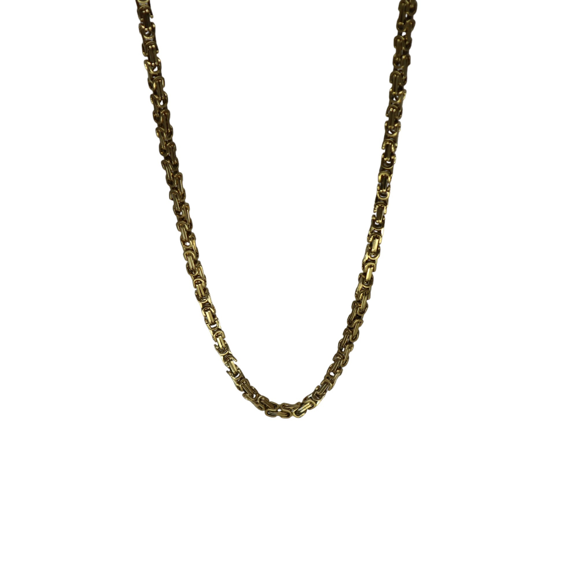 Men's Steel Yellow King Chain 60 cm