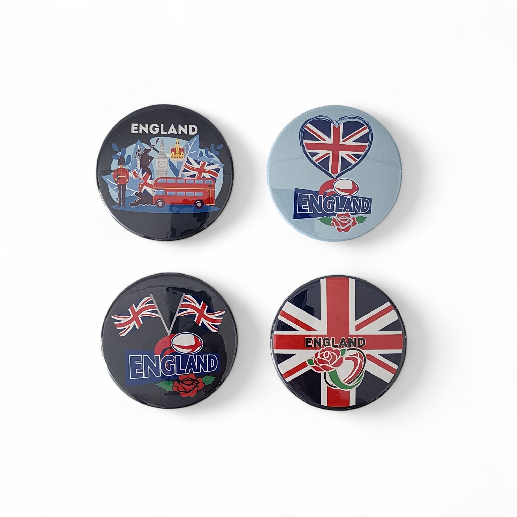 İngiltere Magnet Set 1 - 4'lü Buzdolabı Magnet England