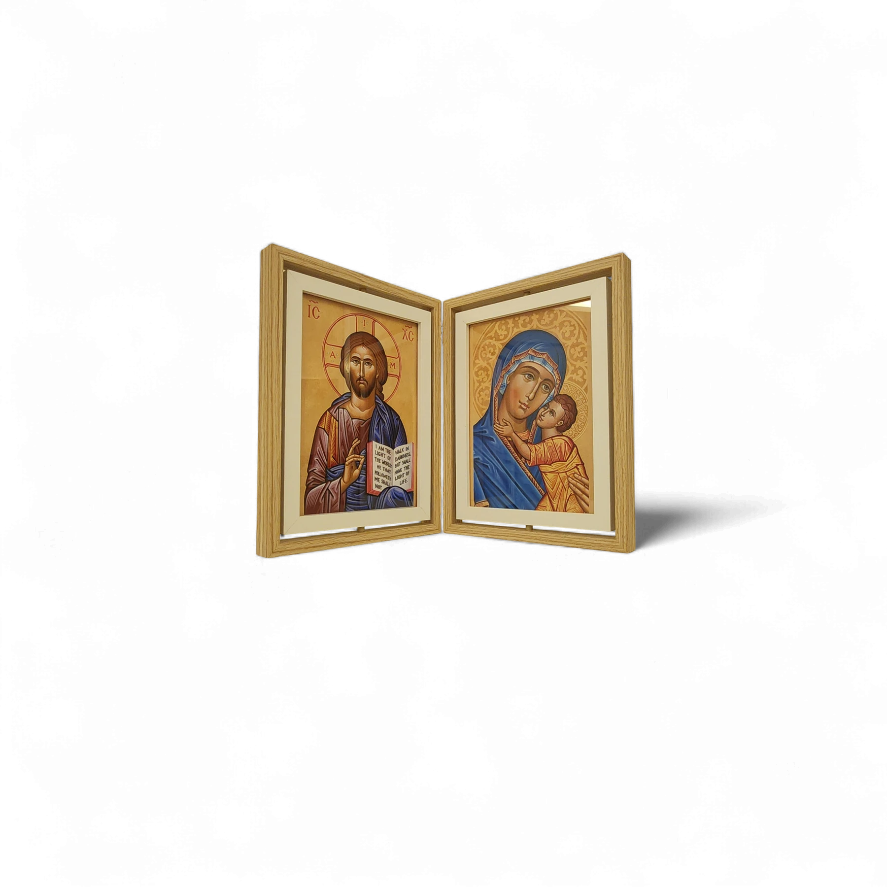 Çift Yönlü Hz. İsa ve Meryem Ana Çerçeve