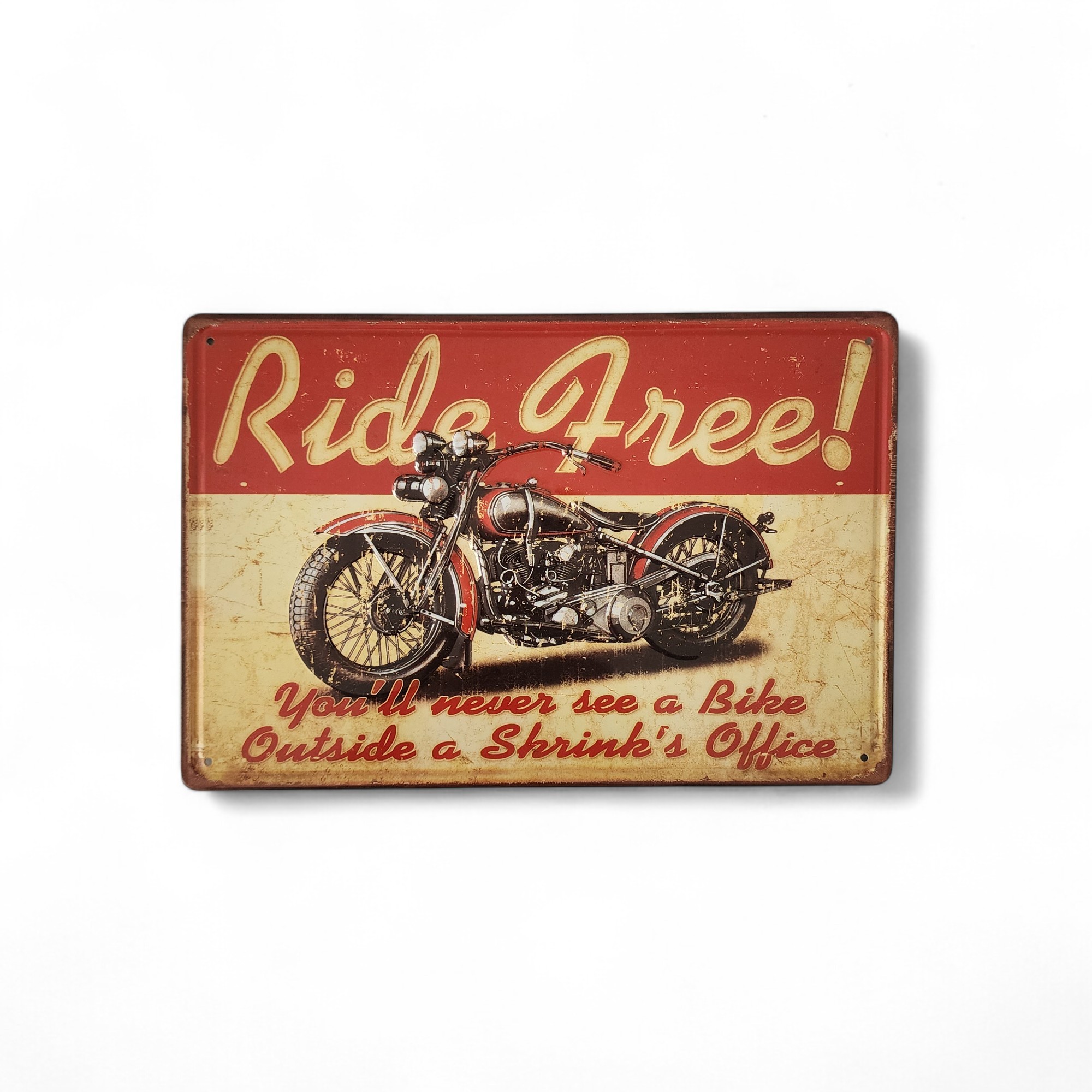 Metal Dekor Levha Ride Free