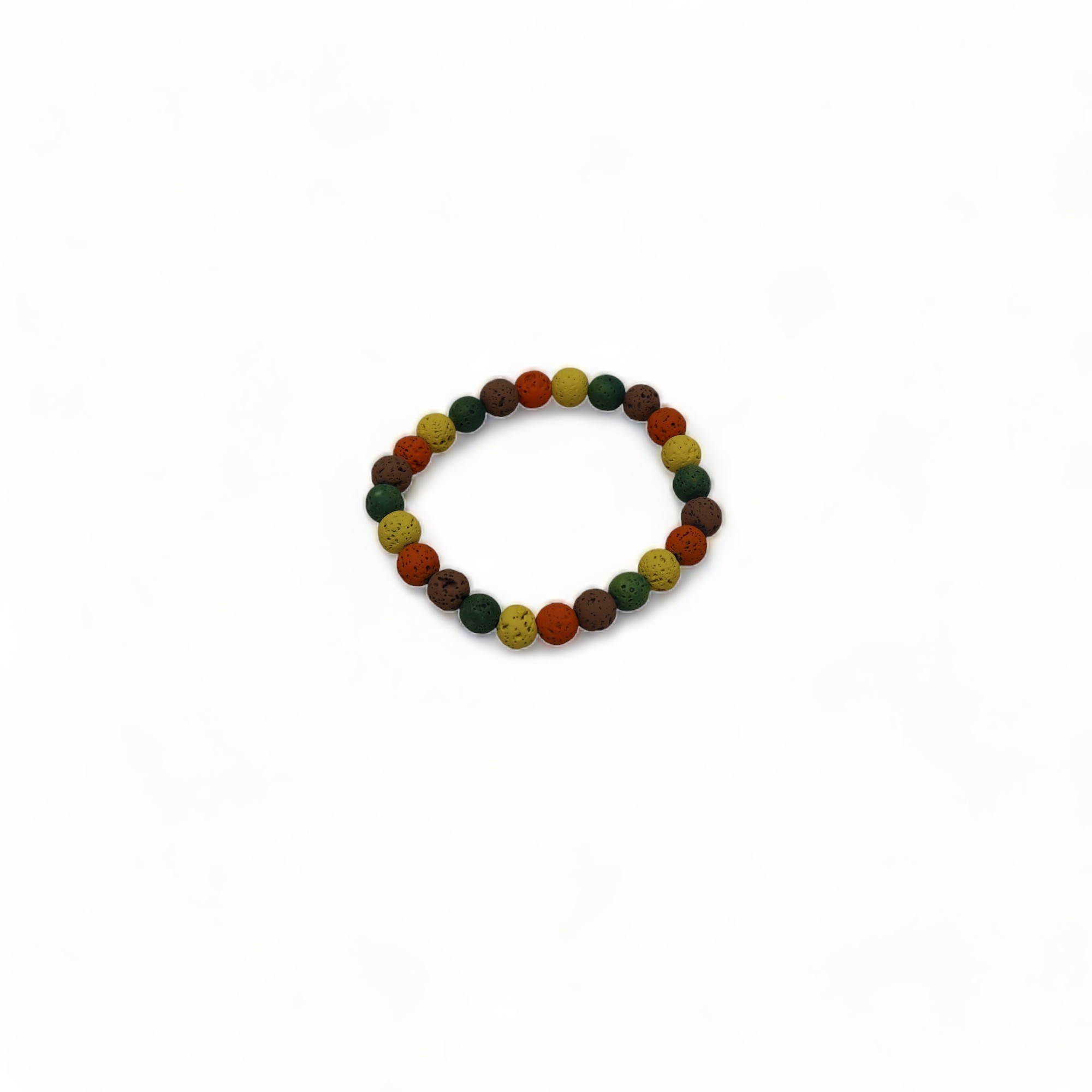 Lava Stone Colored Bracelet 4 Colors