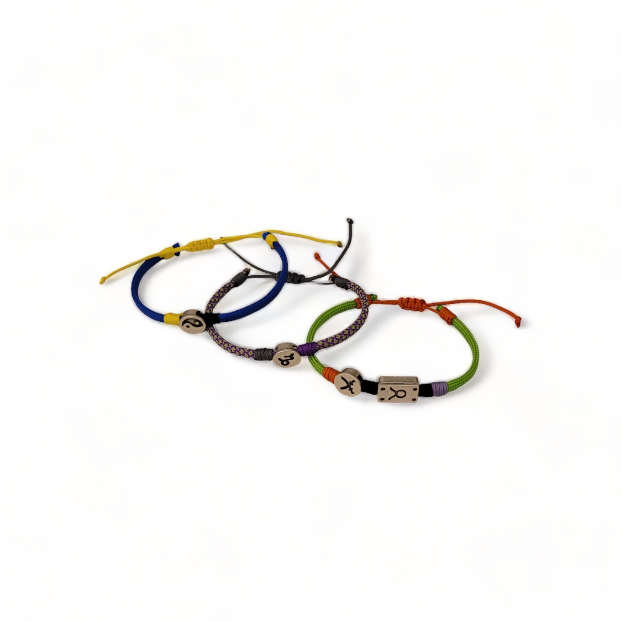 Triple Braided Colorful Lucky Bracelets 1