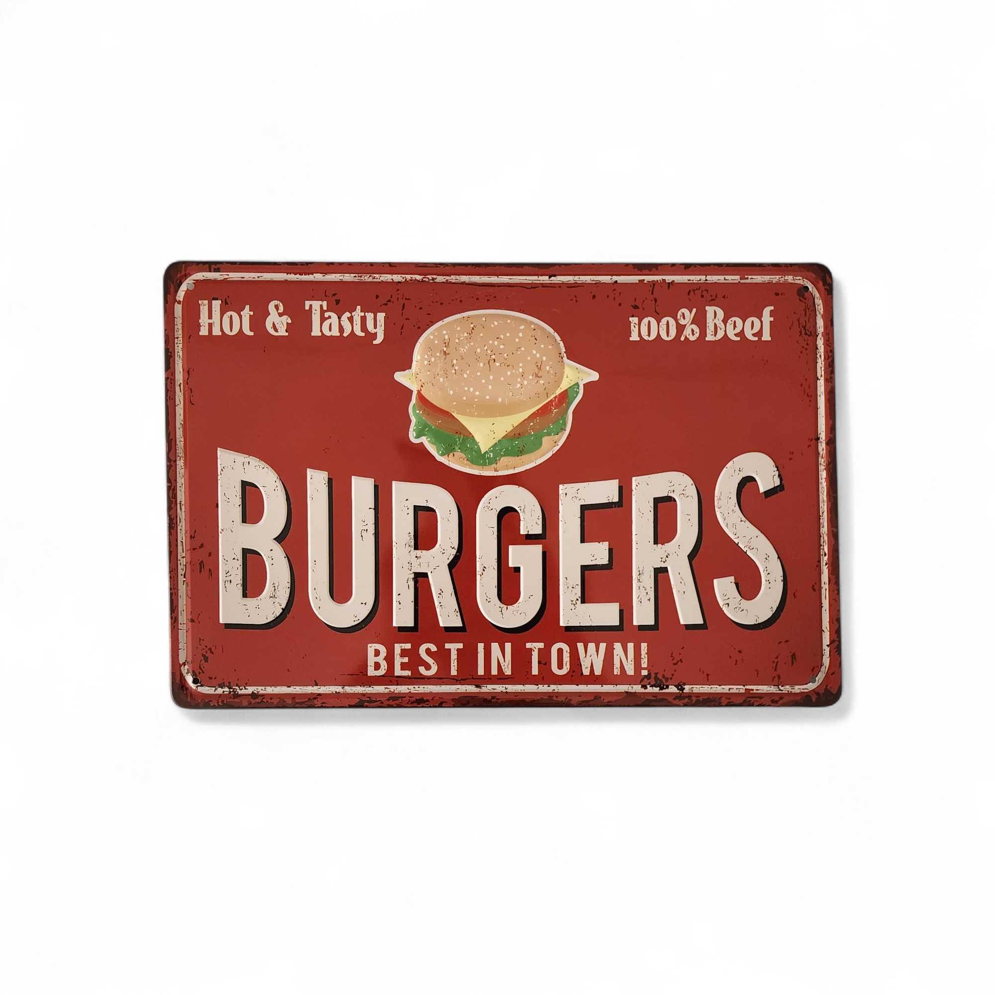 Metal Dekor Levha Burgers Best In Town
