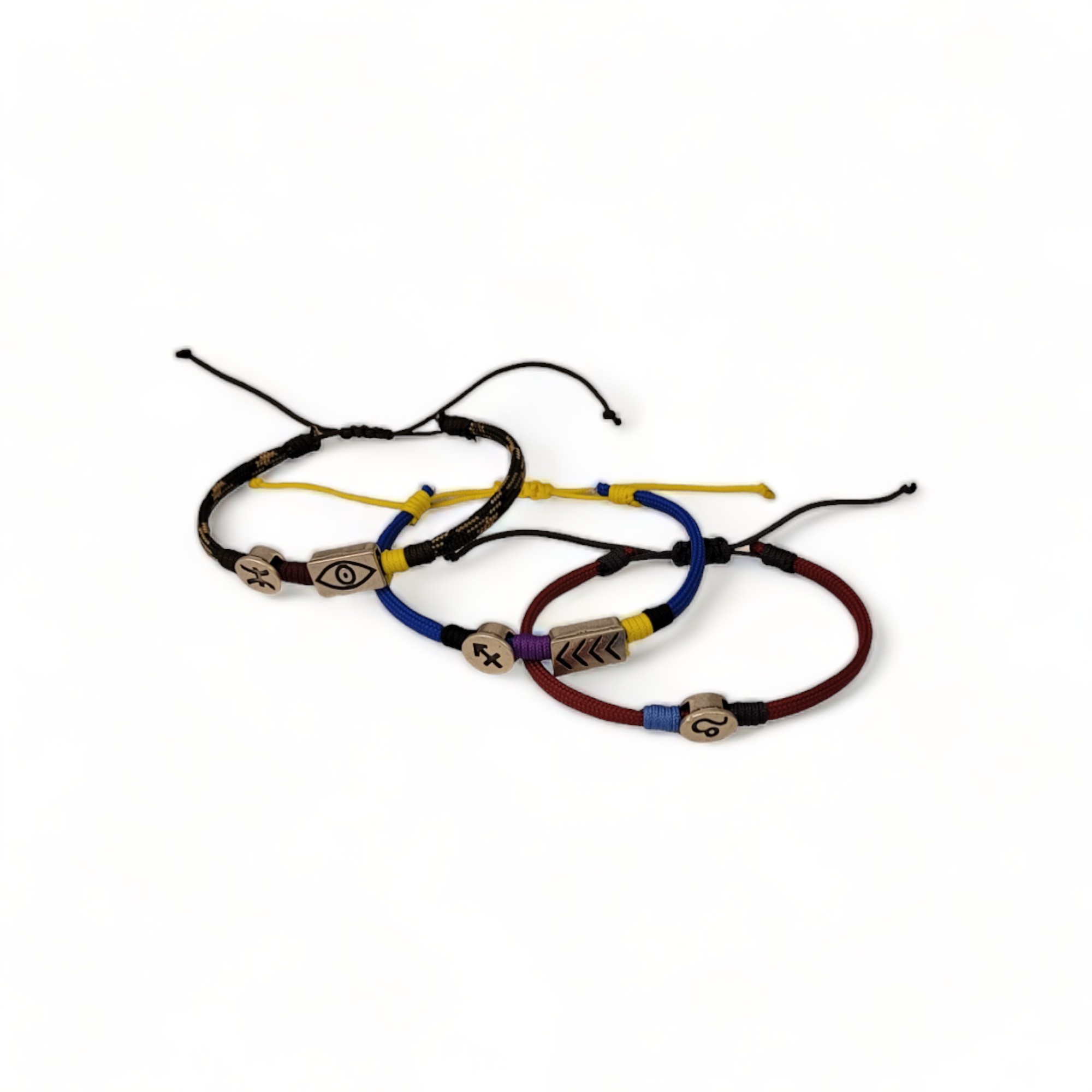 Triple Braided Colorful Lucky Bracelets 3