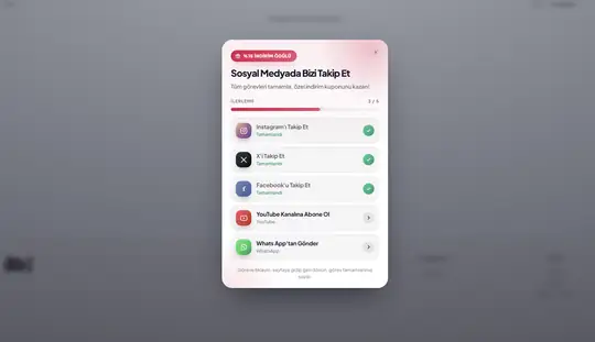 Sosyal Takip - Müşteri Görevleri ekran görüntüsü 2