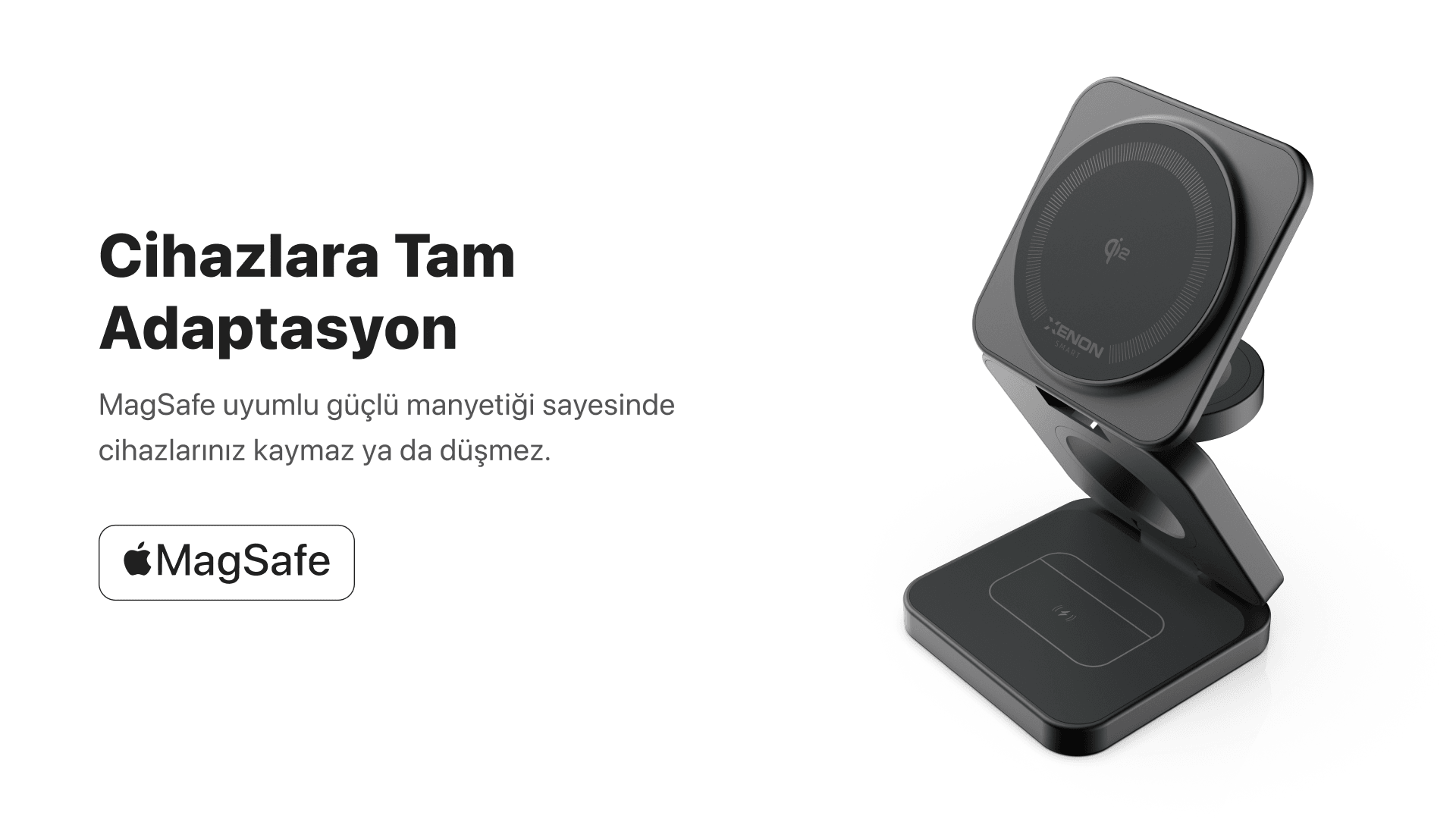 3-in-1 Kablosuz Şarj Standı