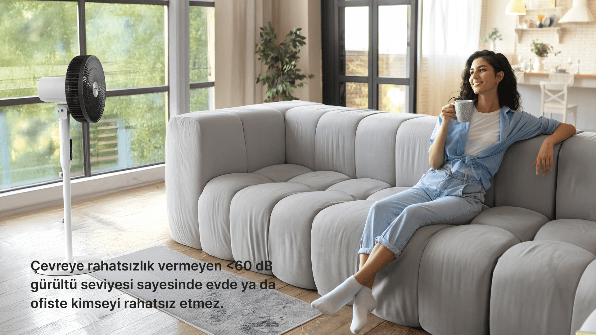 Akıllı Vantilatör Ayaklı Fan