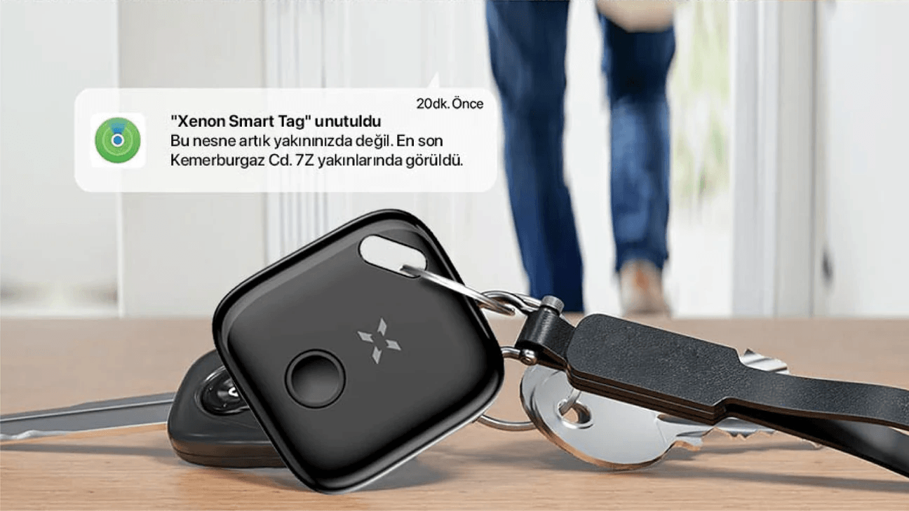 Smart Tag 3 Adet Akıllı Takip Cihazı Siyah (Apple Lisanslı)