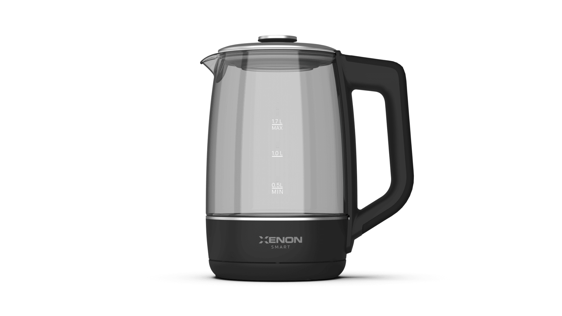 Akıllı Cam Kettle 1.7 L Siyah