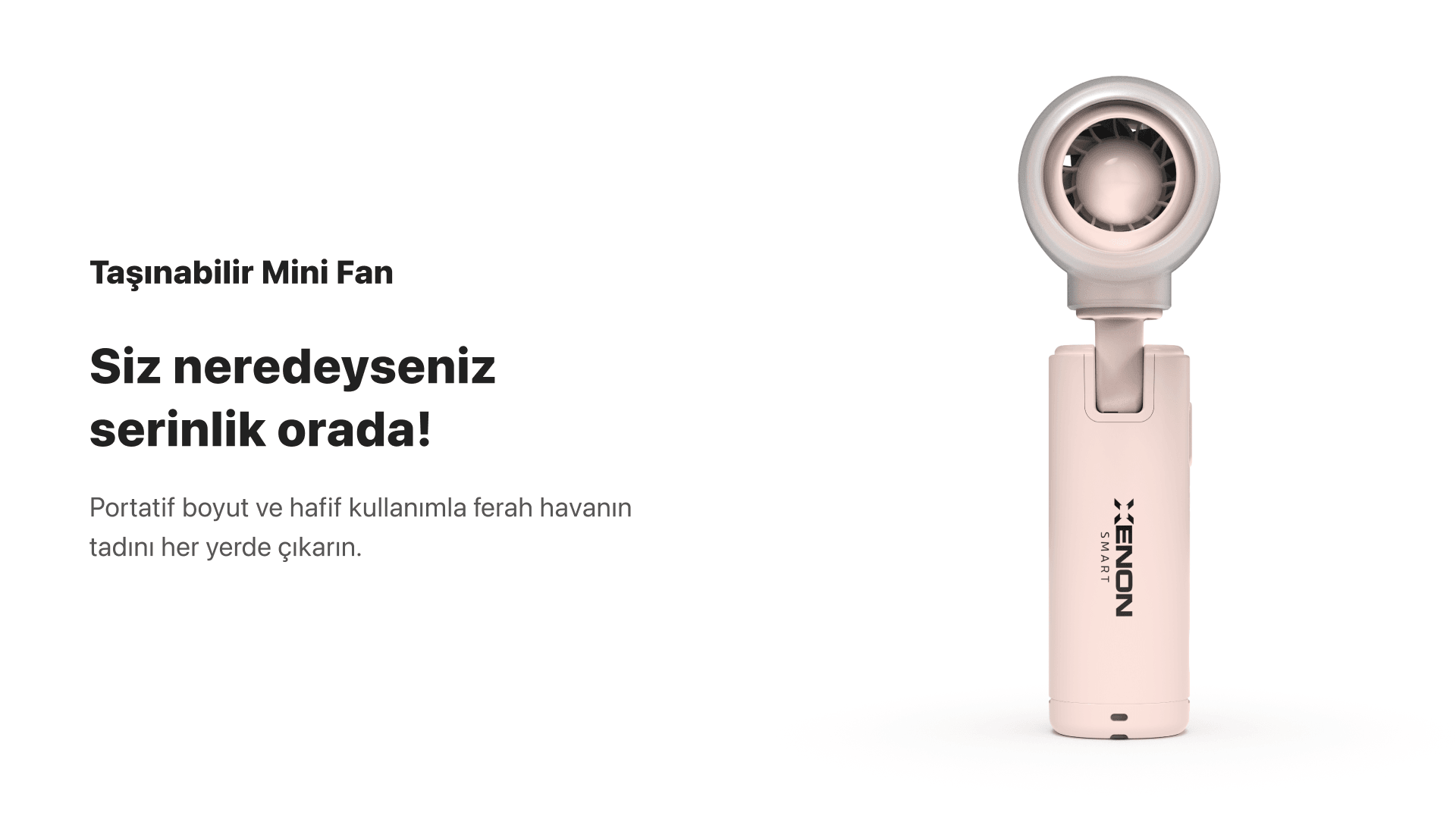 Mini El Fanı Pembe
