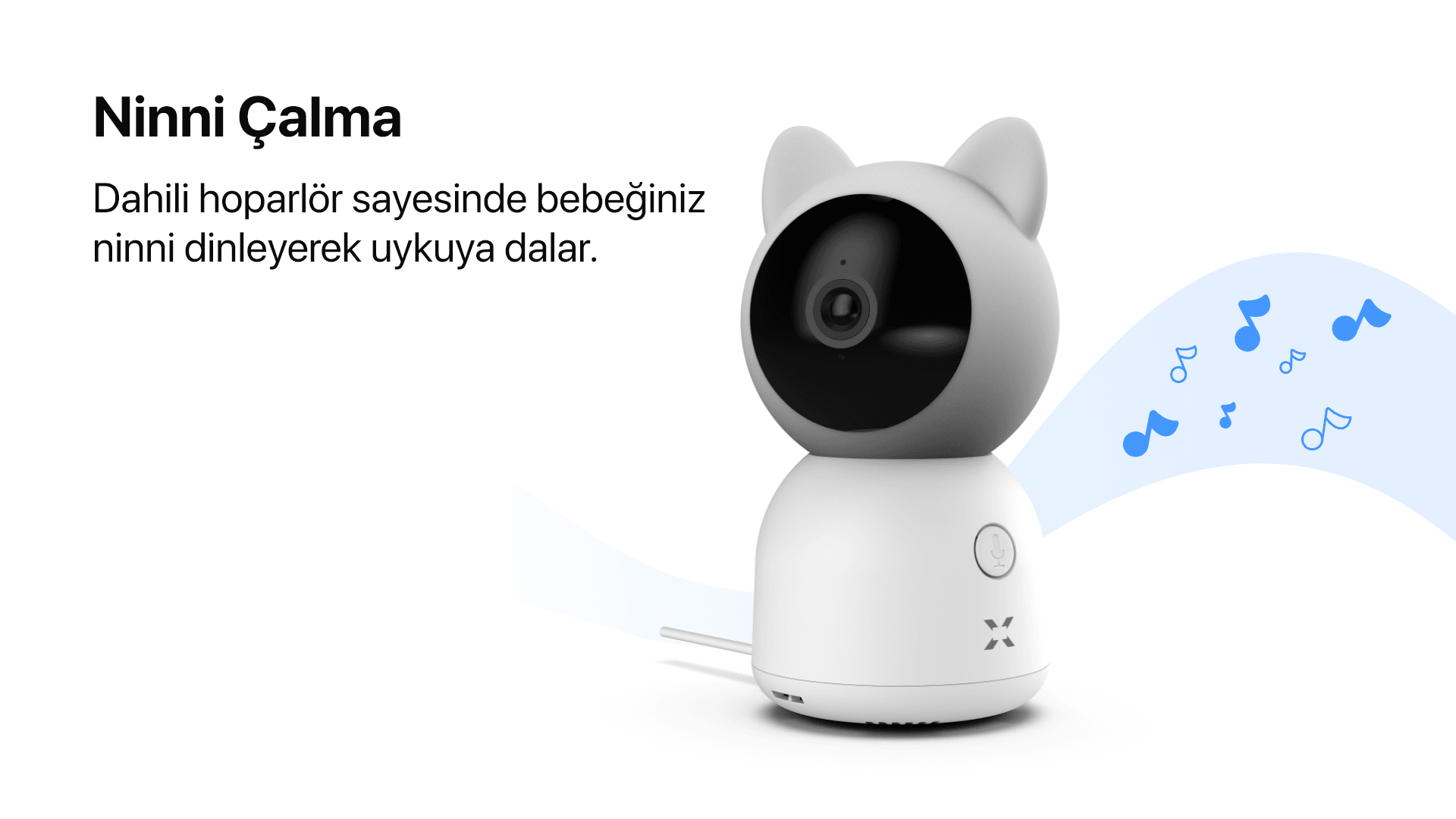 Akıllı Bebek Kamerası Dijital Monitörlü 5" LCD Smart Baby Camera