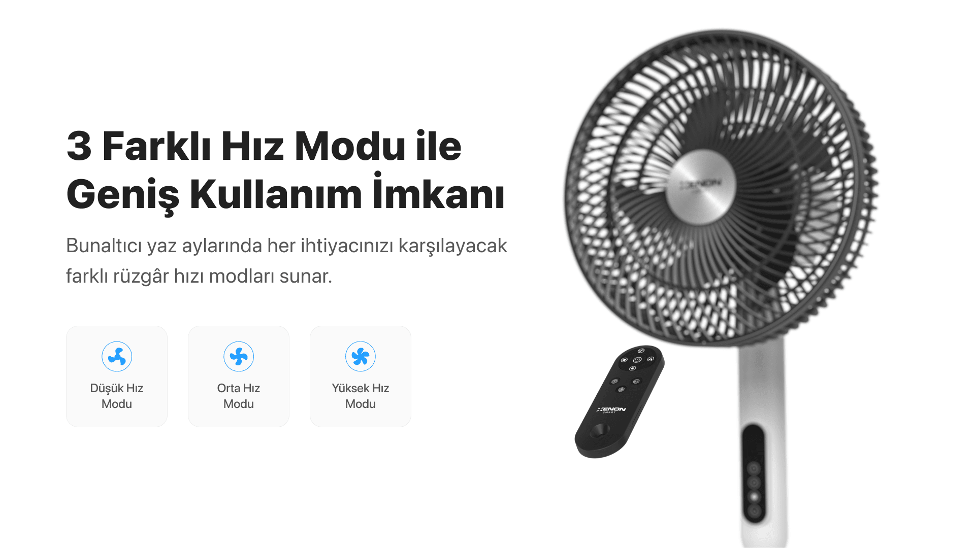 Akıllı Vantilatör Ayaklı Fan