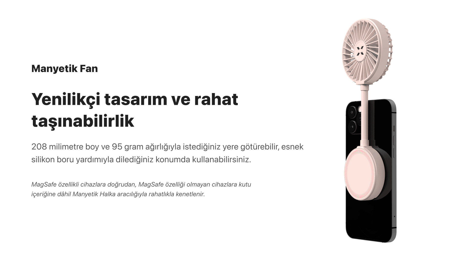 Manyetik Fan Pembe