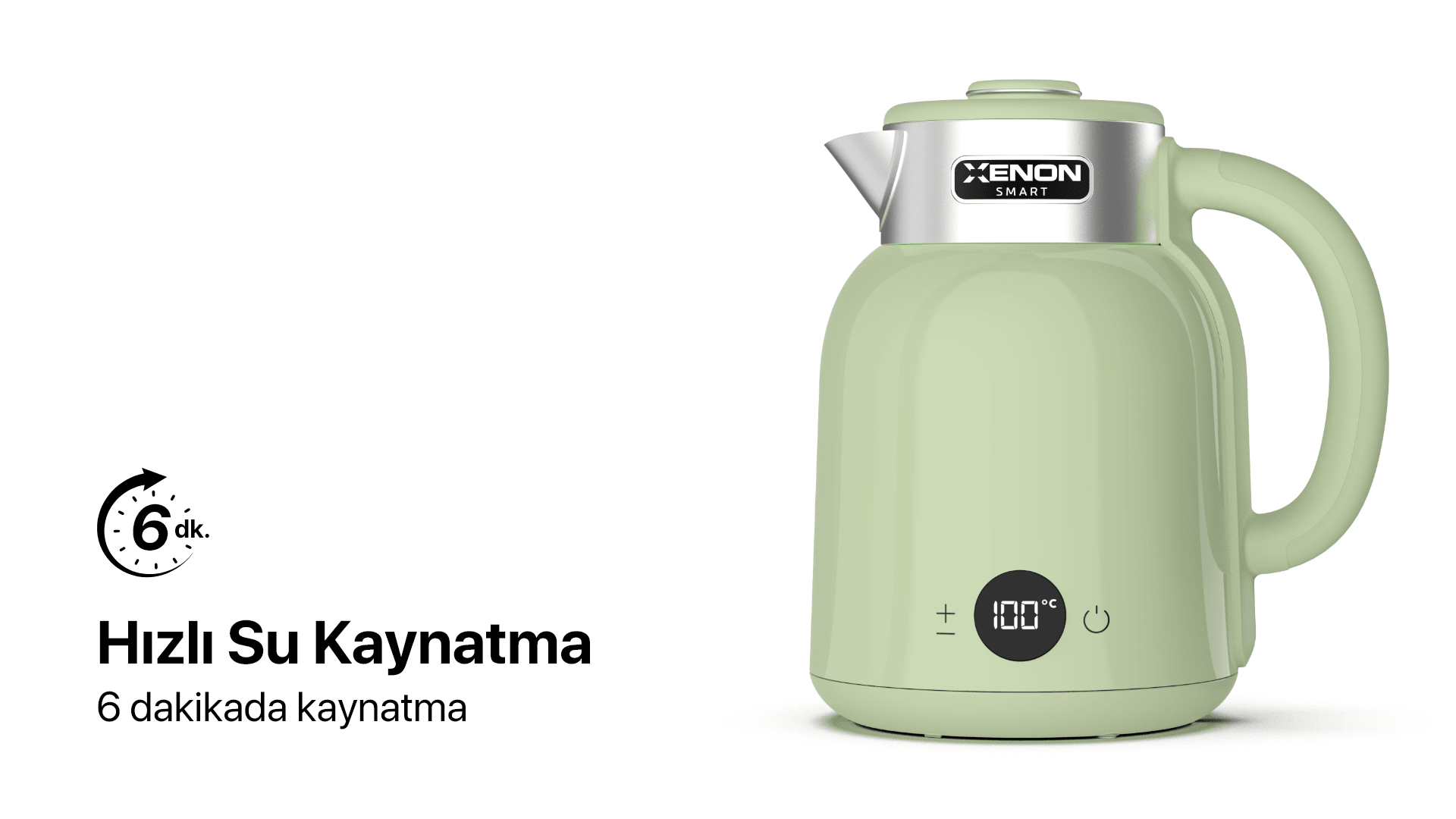 Akıllı Kettle 1.5 L Yeşil