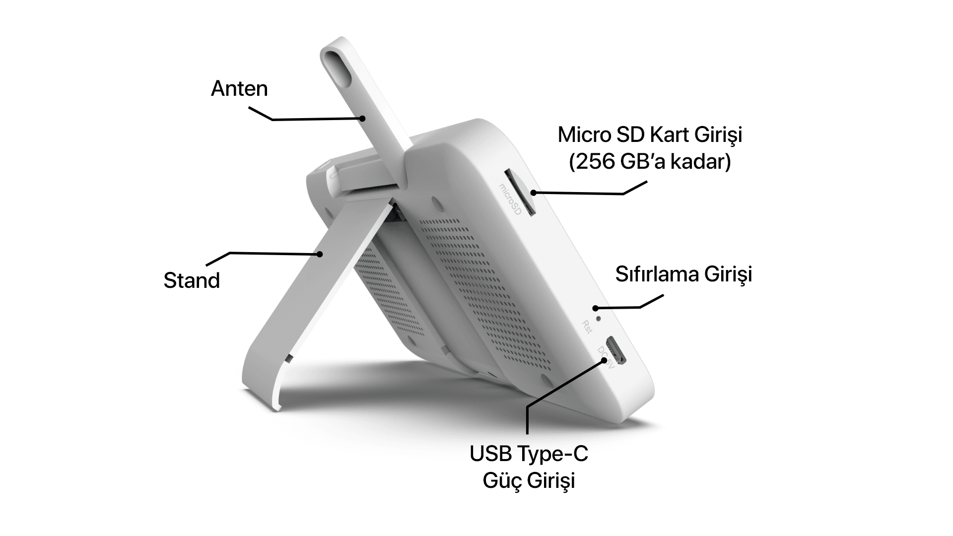 Akıllı Çift Kameralı Monitörlü Bebek Kamerası