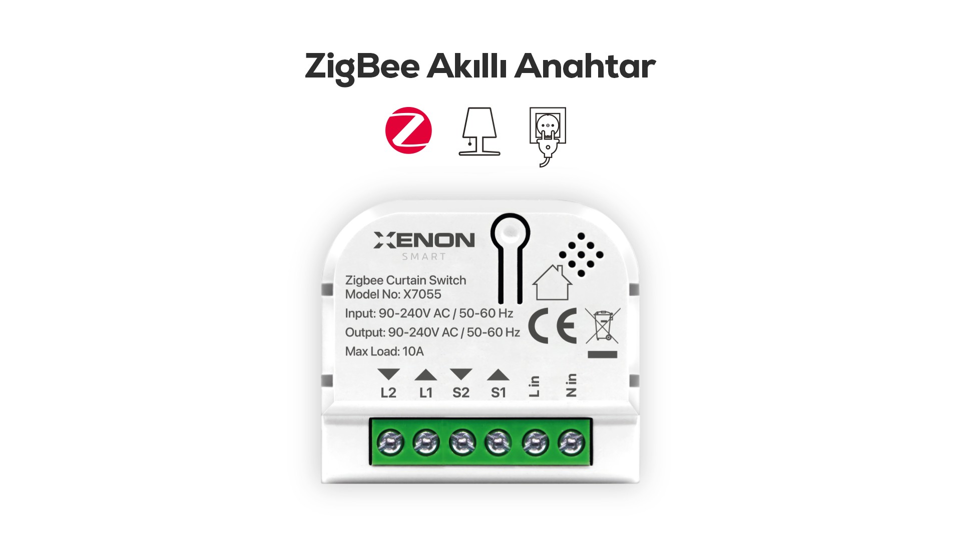Zigbee Akıllı Perde Modülü